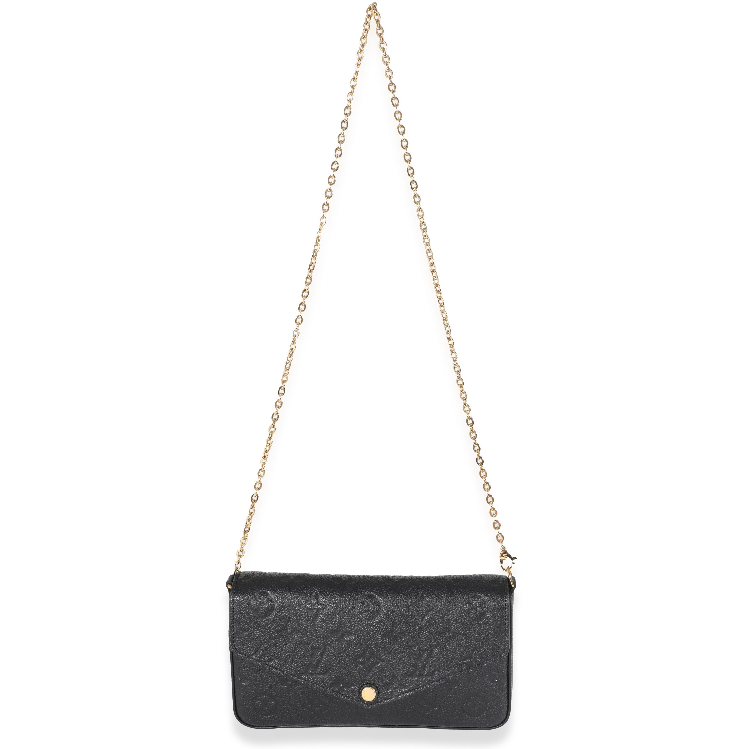 Louis Vuitton Louis Vuitton Black Monogram Empreinte Félicie Pochette