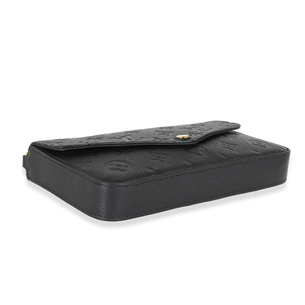 Louis Vuitton Louis Vuitton Black Monogram Empreinte Félicie Pochette