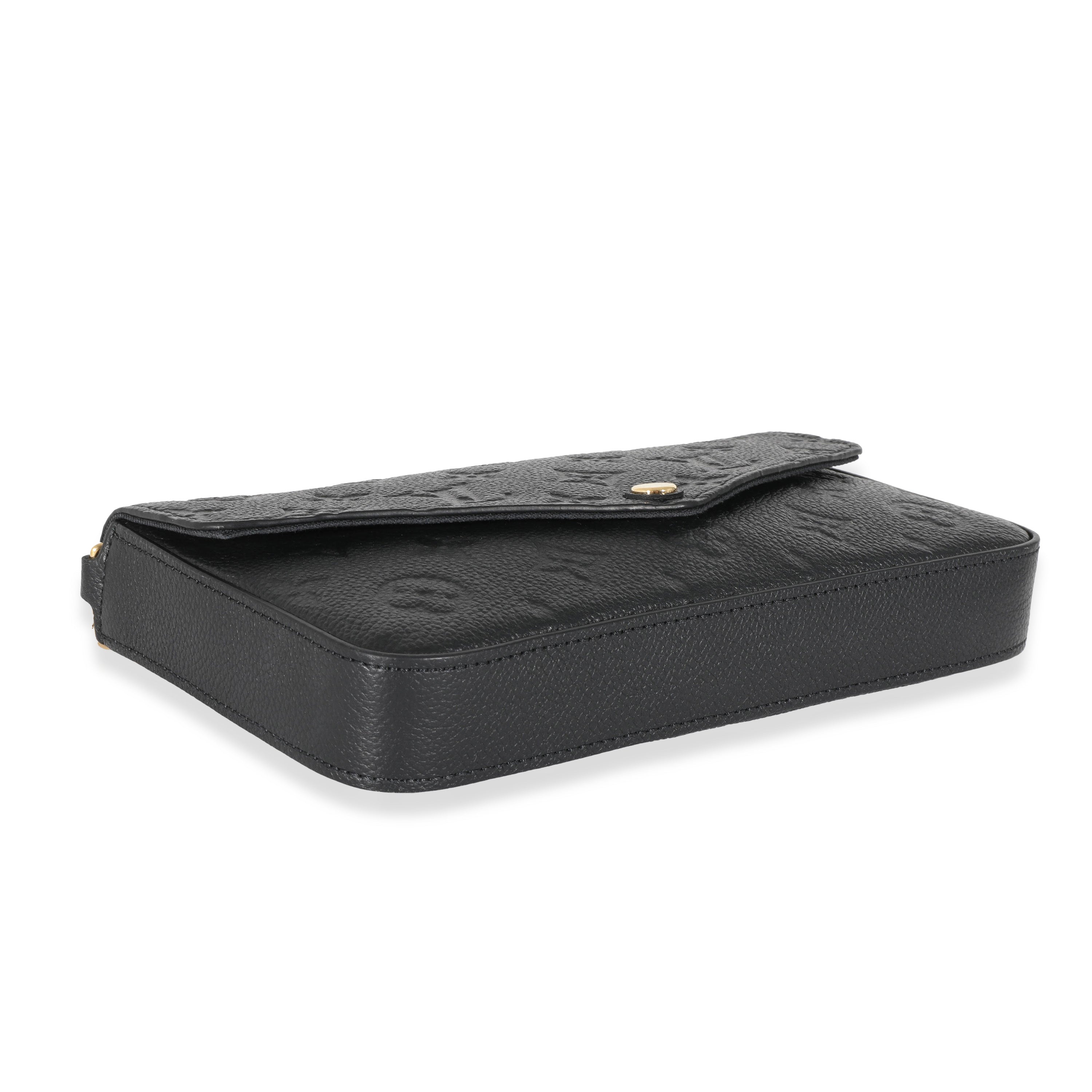 Louis Vuitton Louis Vuitton Black Monogram Empreinte Félicie Pochette