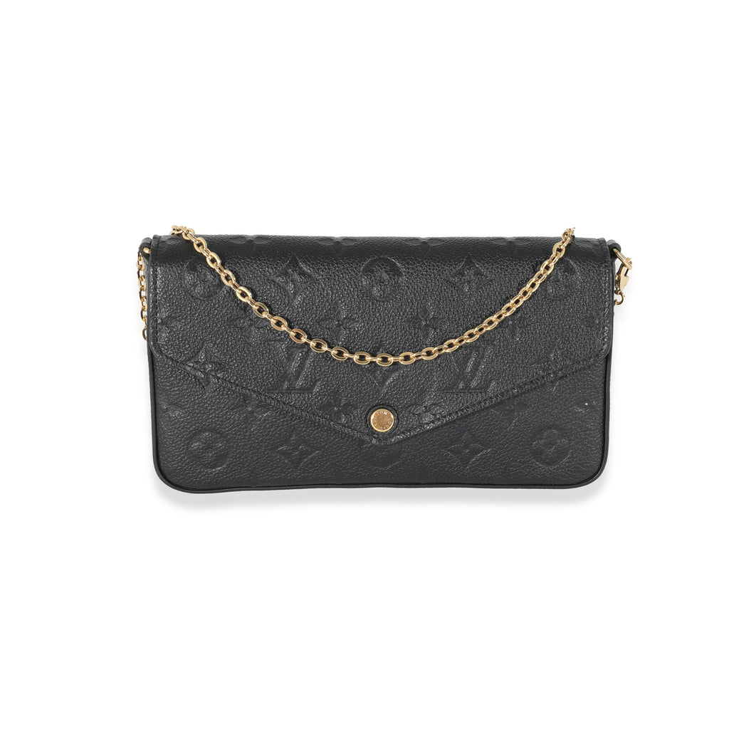 Louis Vuitton Louis Vuitton Black Monogram Empreinte Félicie Pochette