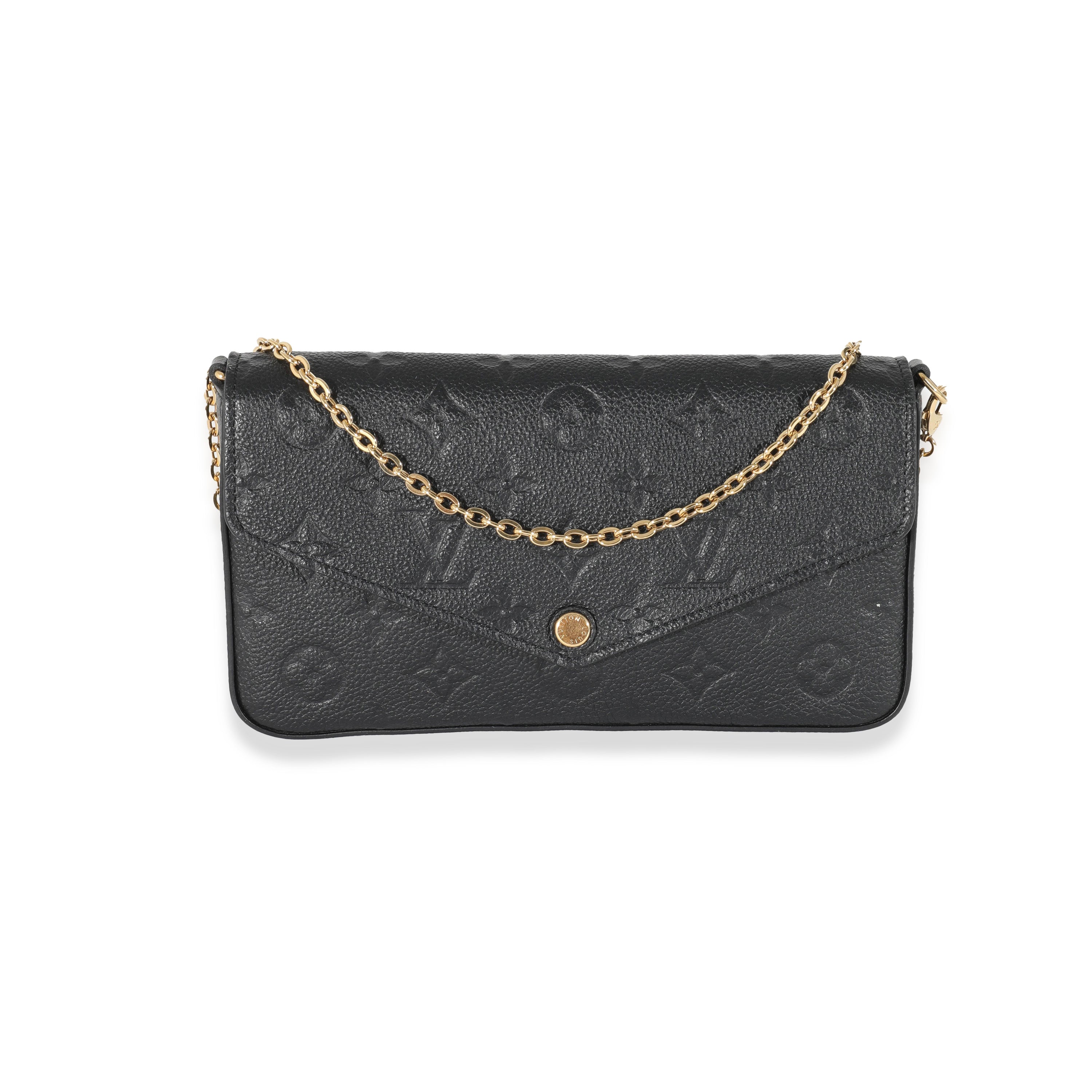 Louis Vuitton Louis Vuitton Black Monogram Empreinte Félicie Pochette