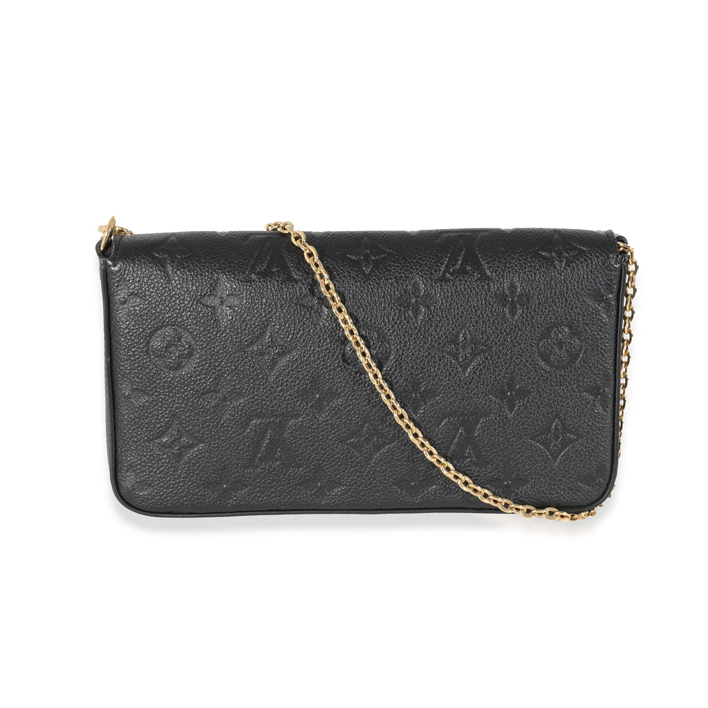 Louis Vuitton Louis Vuitton Black Monogram Empreinte Félicie Pochette