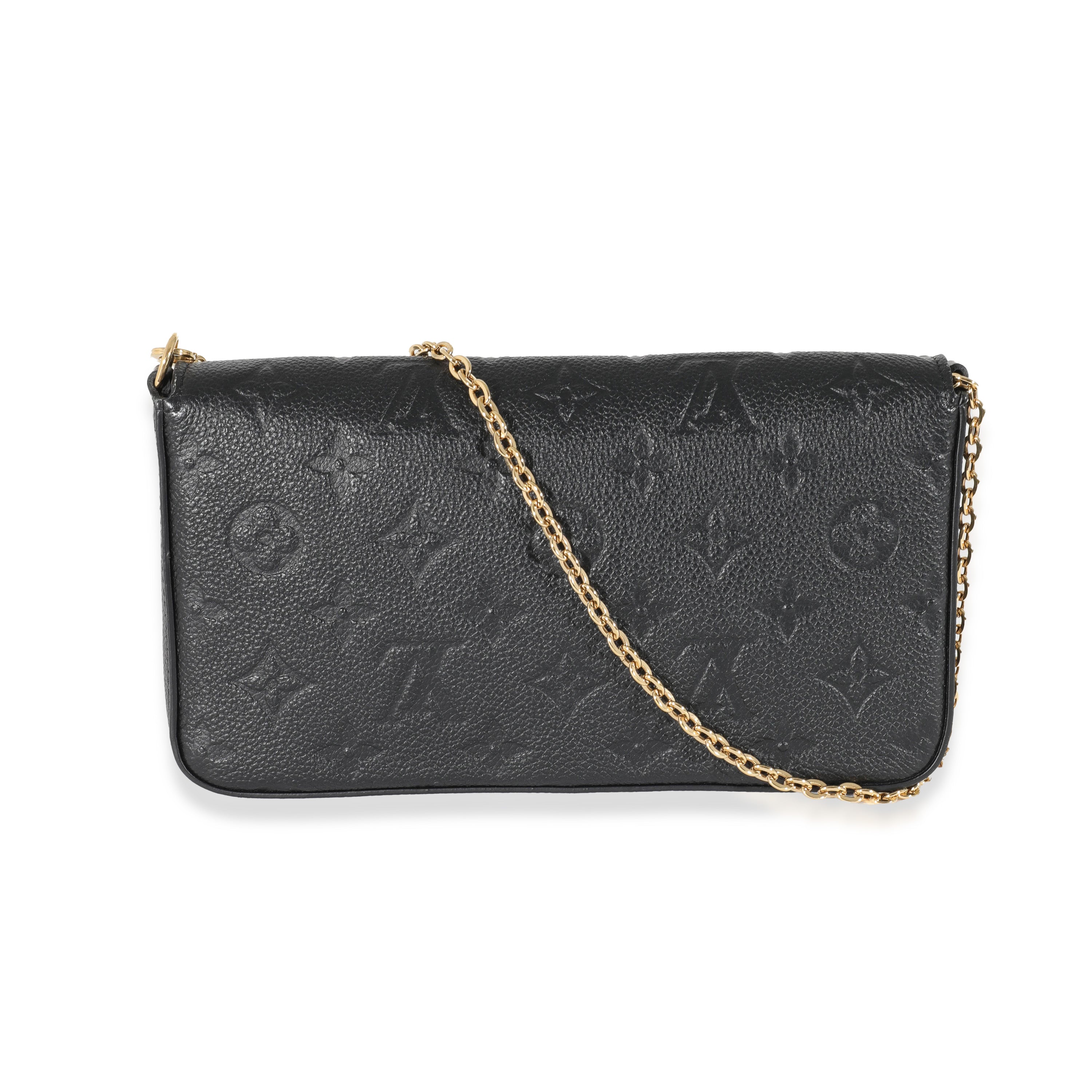 Louis Vuitton Louis Vuitton Black Monogram Empreinte Félicie Pochette
