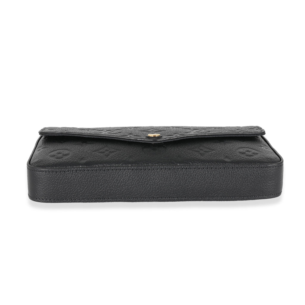 Louis Vuitton Louis Vuitton Black Monogram Empreinte Félicie Pochette