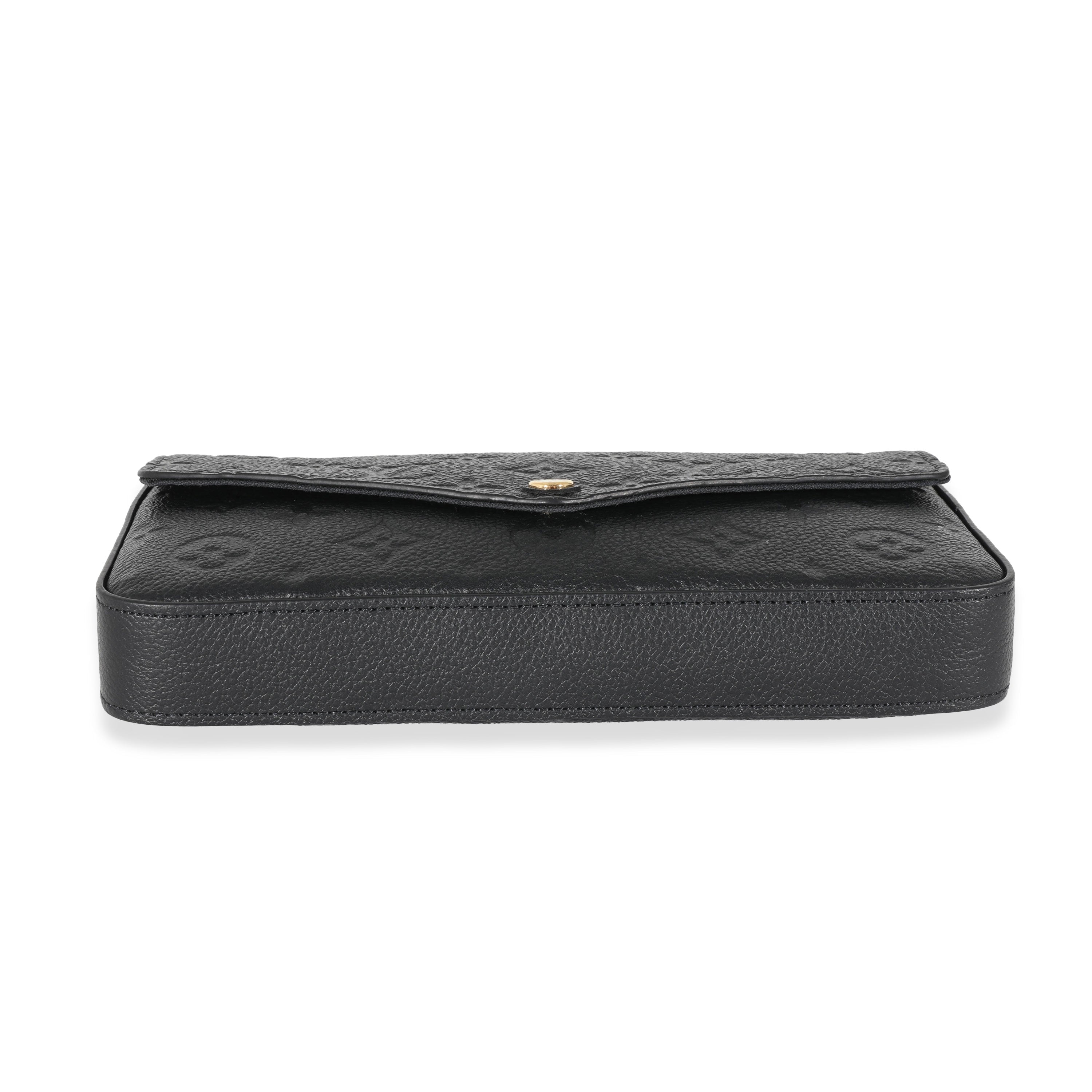 Louis Vuitton Louis Vuitton Black Monogram Empreinte Félicie Pochette