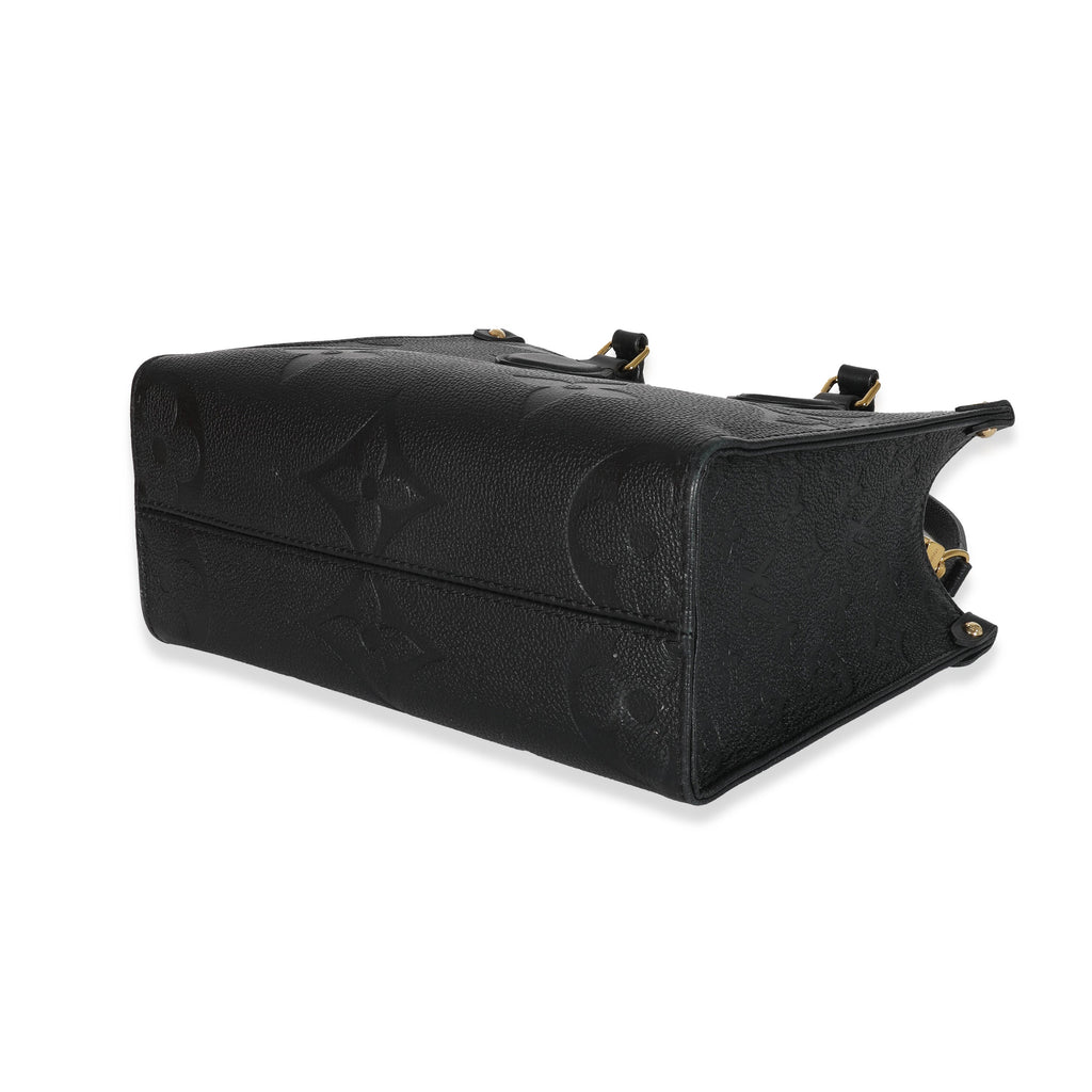 Louis Vuitton Louis Vuitton Black Empreinte Monogram Giant Onthego PM
