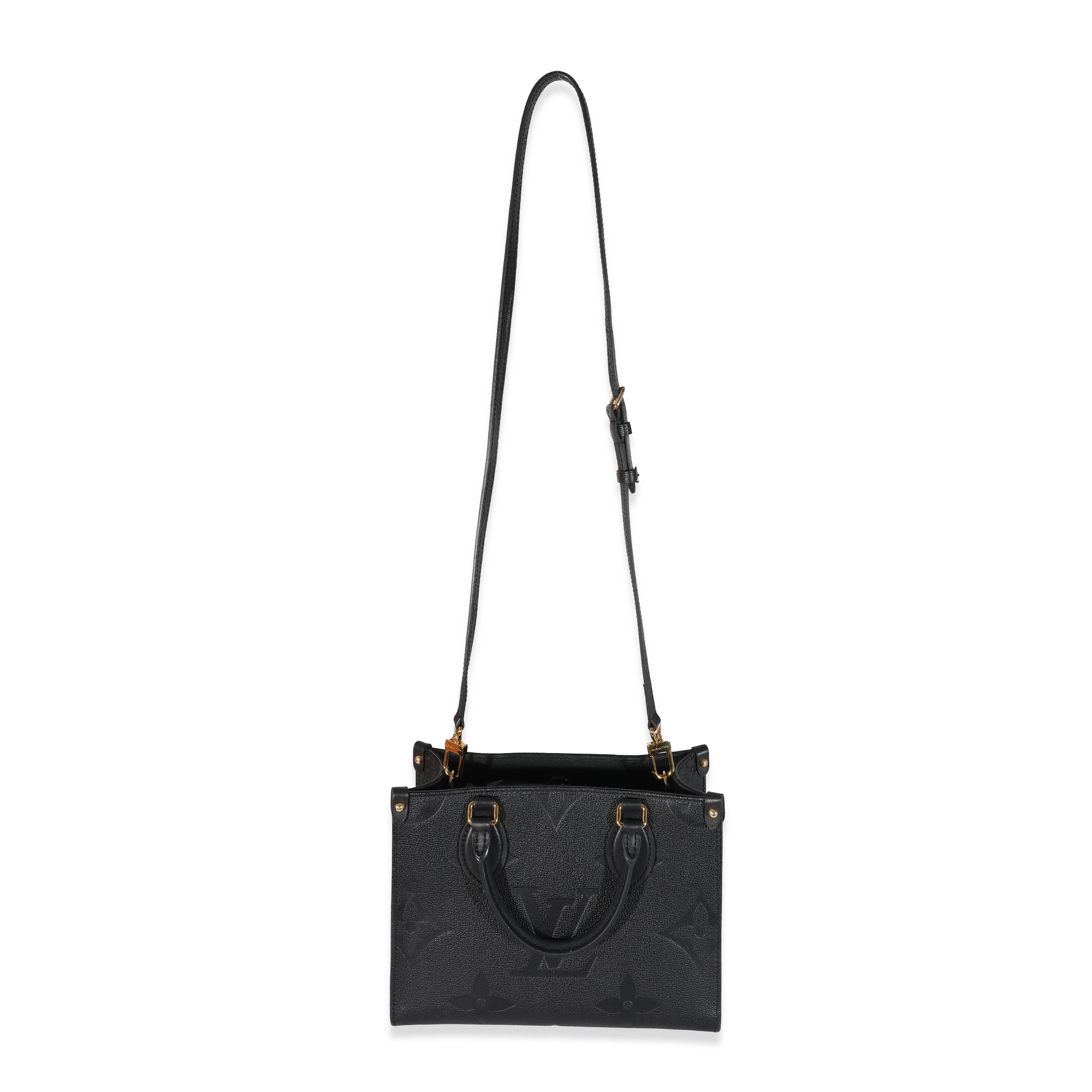 Louis Vuitton Louis Vuitton Black Empreinte Monogram Giant Onthego PM