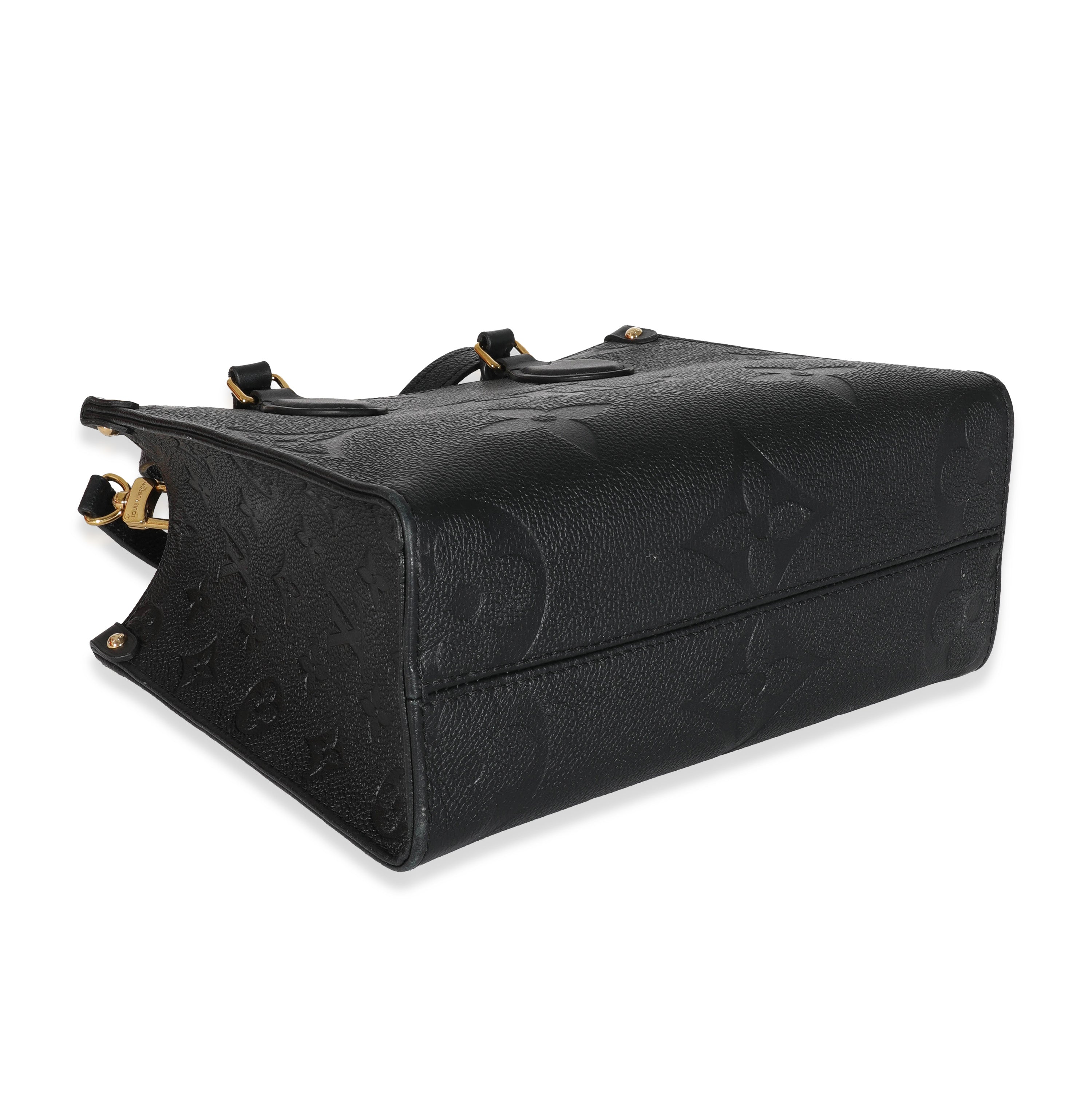 Louis Vuitton Louis Vuitton Black Empreinte Monogram Giant Onthego PM