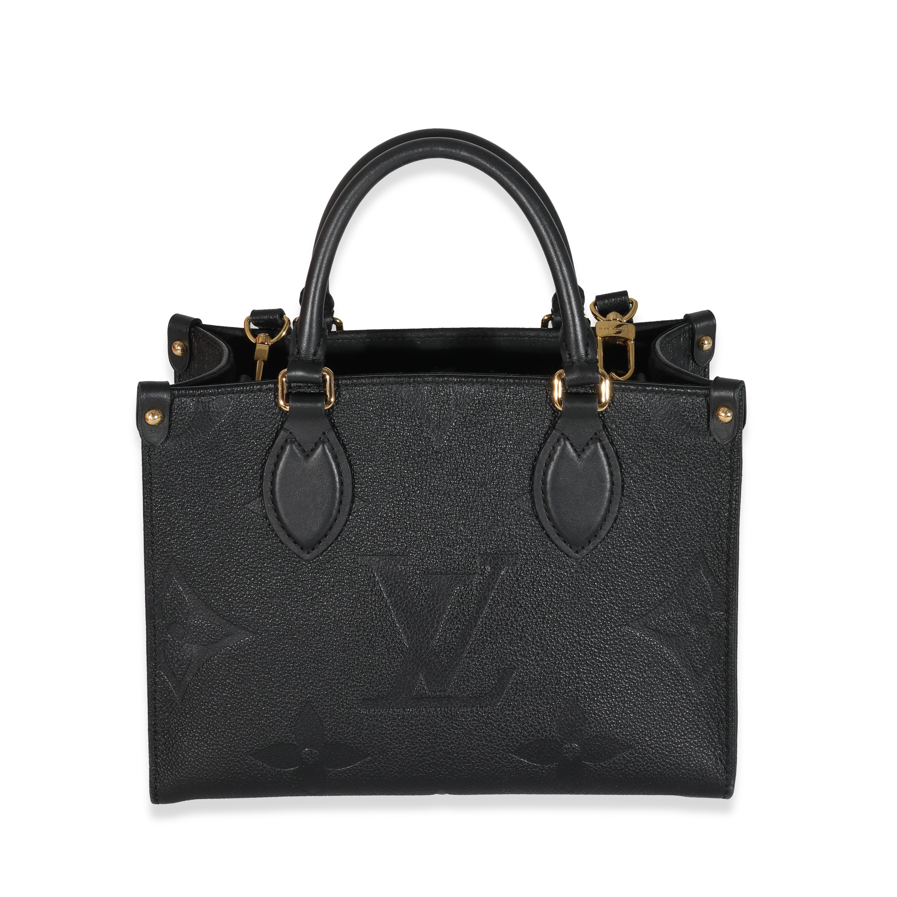 Louis Vuitton Louis Vuitton Black Empreinte Monogram Giant Onthego PM