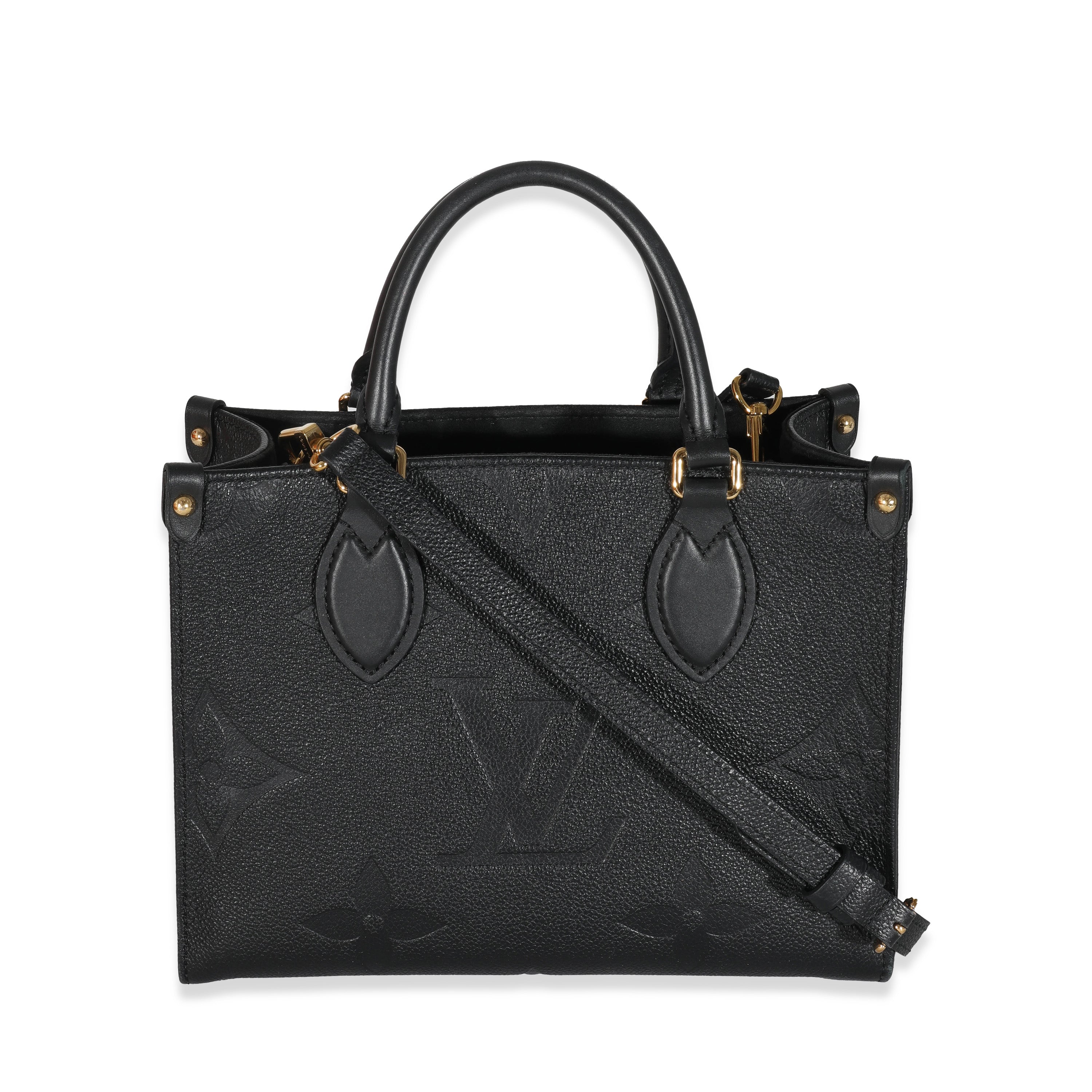 Louis Vuitton Louis Vuitton Black Empreinte Monogram Giant Onthego PM