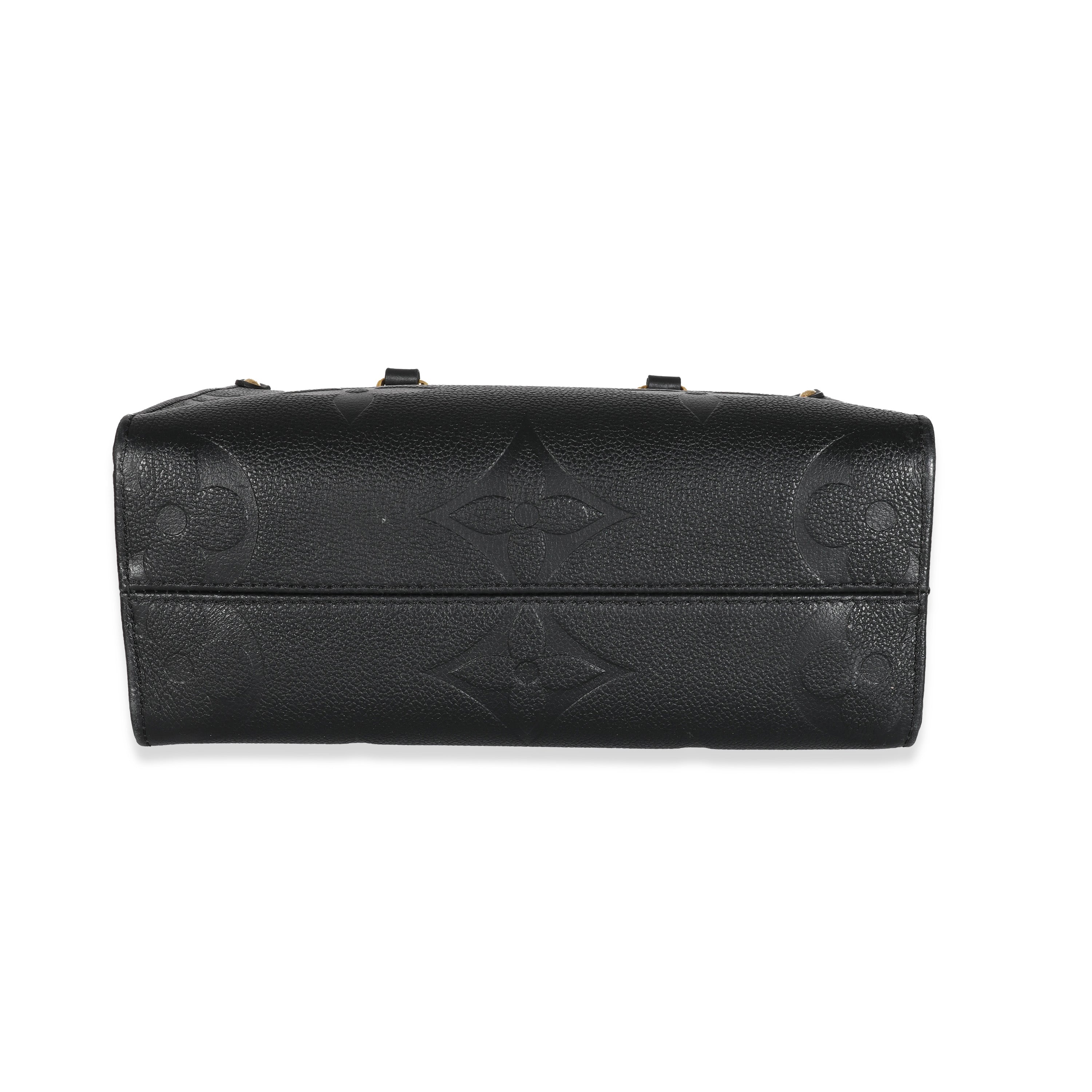 Louis Vuitton Louis Vuitton Black Empreinte Monogram Giant Onthego PM