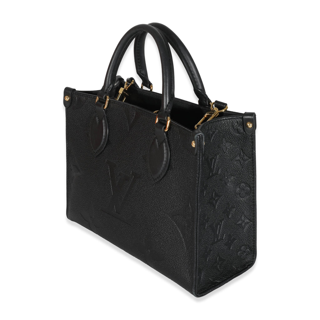 Louis Vuitton Louis Vuitton Black Empreinte Monogram Giant Onthego PM