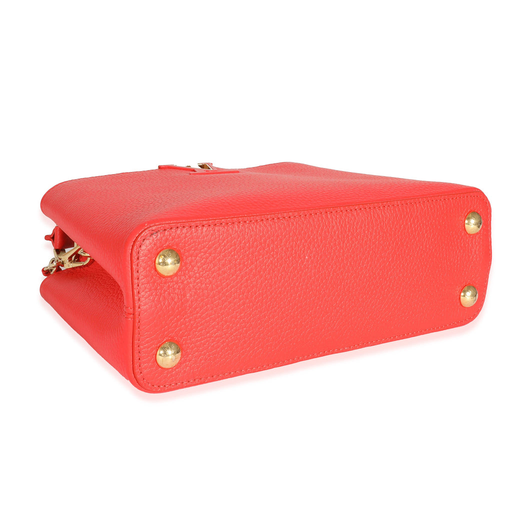 Louis Vuitton Louis Vuitton Tonic Orange Taurillon Capucines BB
