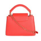 Louis Vuitton Louis Vuitton Tonic Orange Taurillon Capucines BB