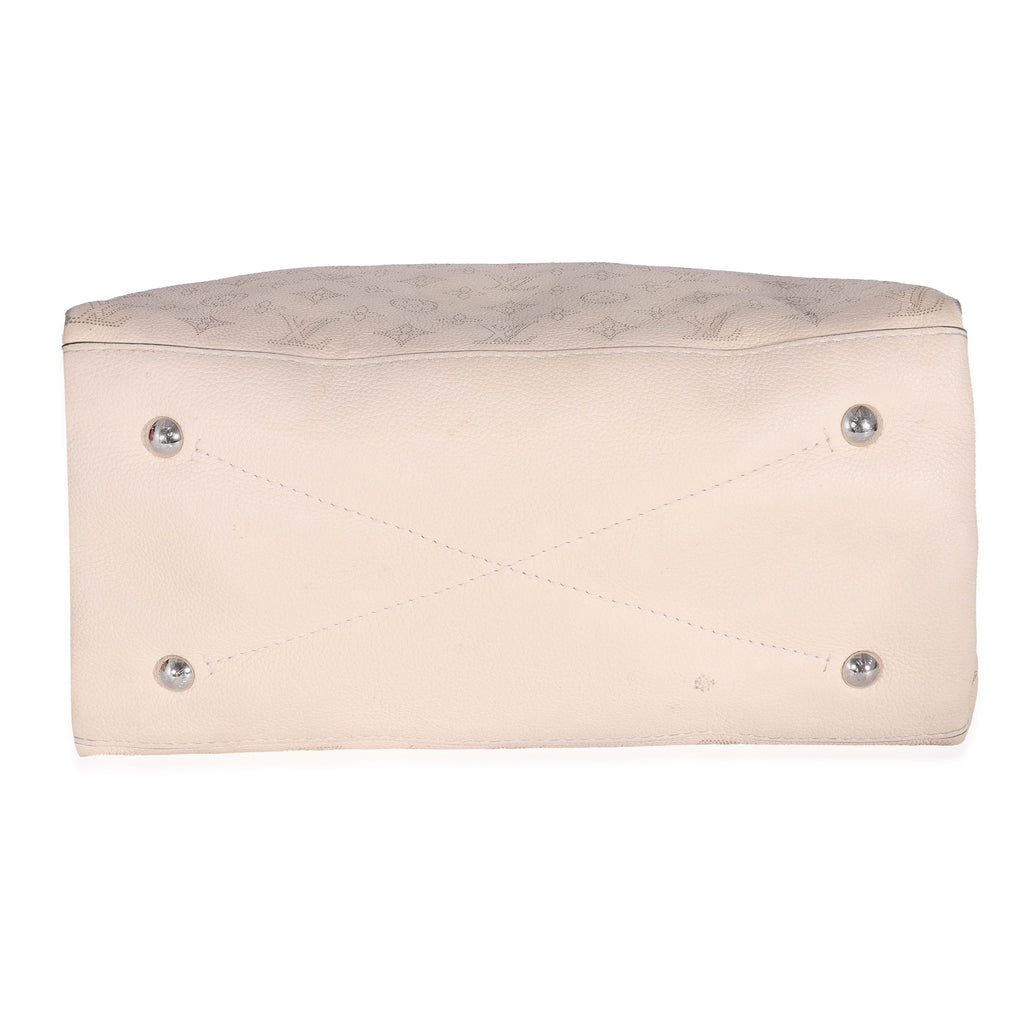 Louis Vuitton Louis Vuitton Cream Mahina Carmel Hobo