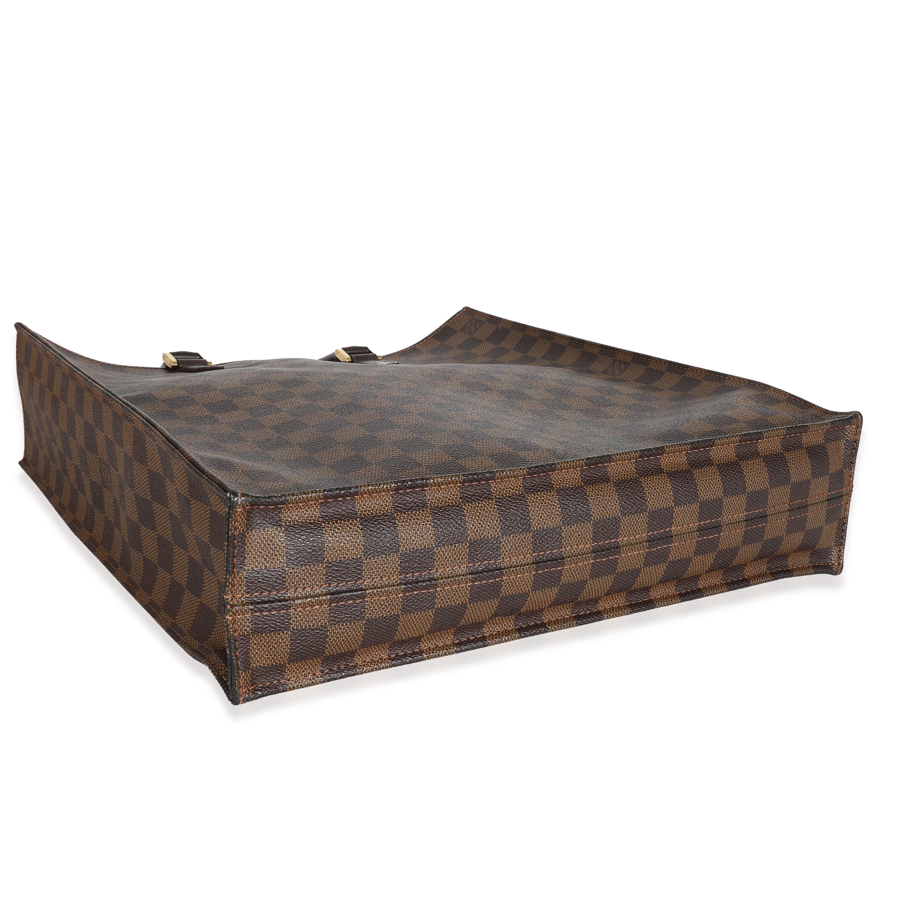 Louis Vuitton Louis Vuitton Damier Ebene Canvas Sac Plat