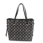 Louis Vuitton Louis Vuitton Black Pink Monogram Canvas Fall For You Neverfull MM