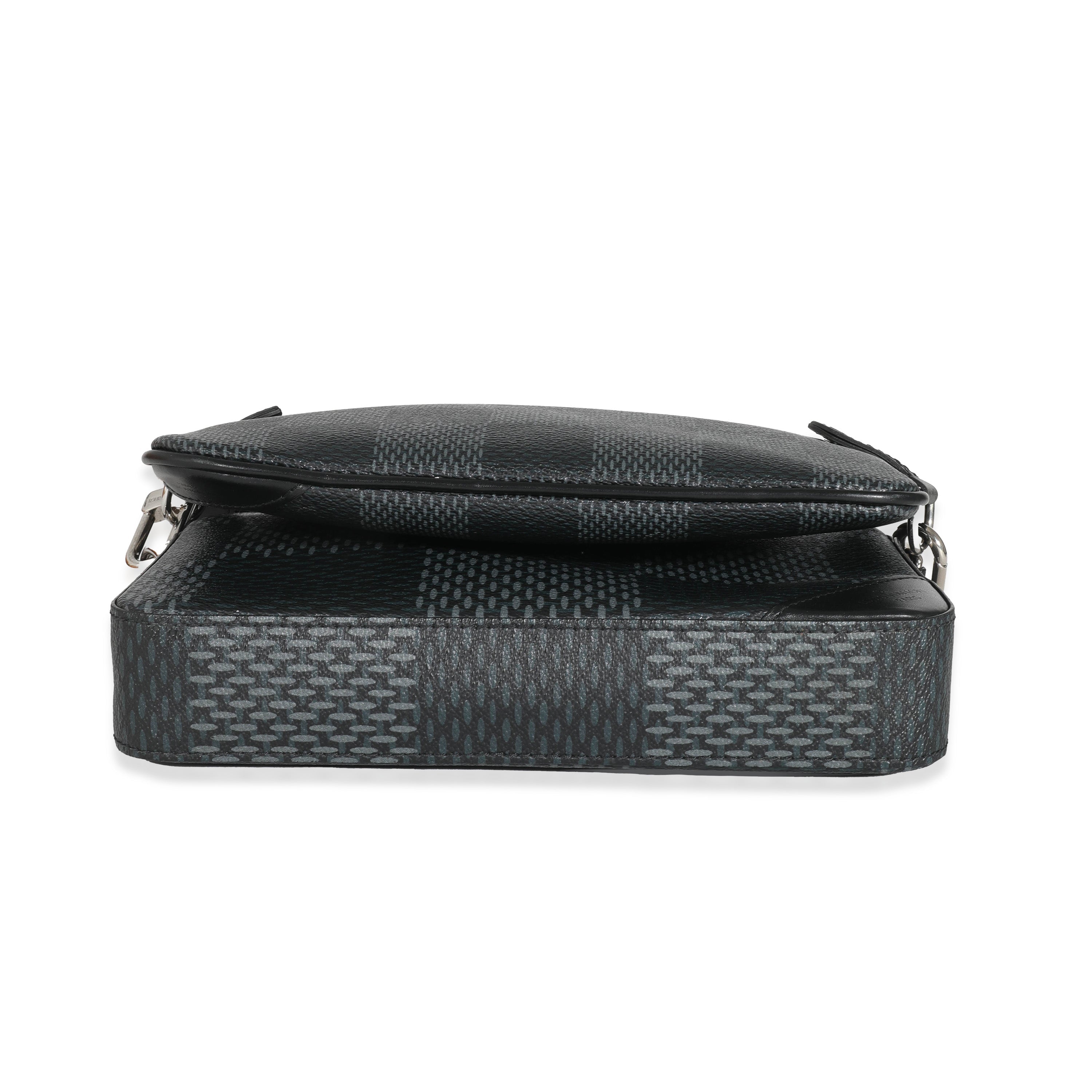 Louis Vuitton Louis Vuitton Damier Graphite 3D Canvas Trio Messenger