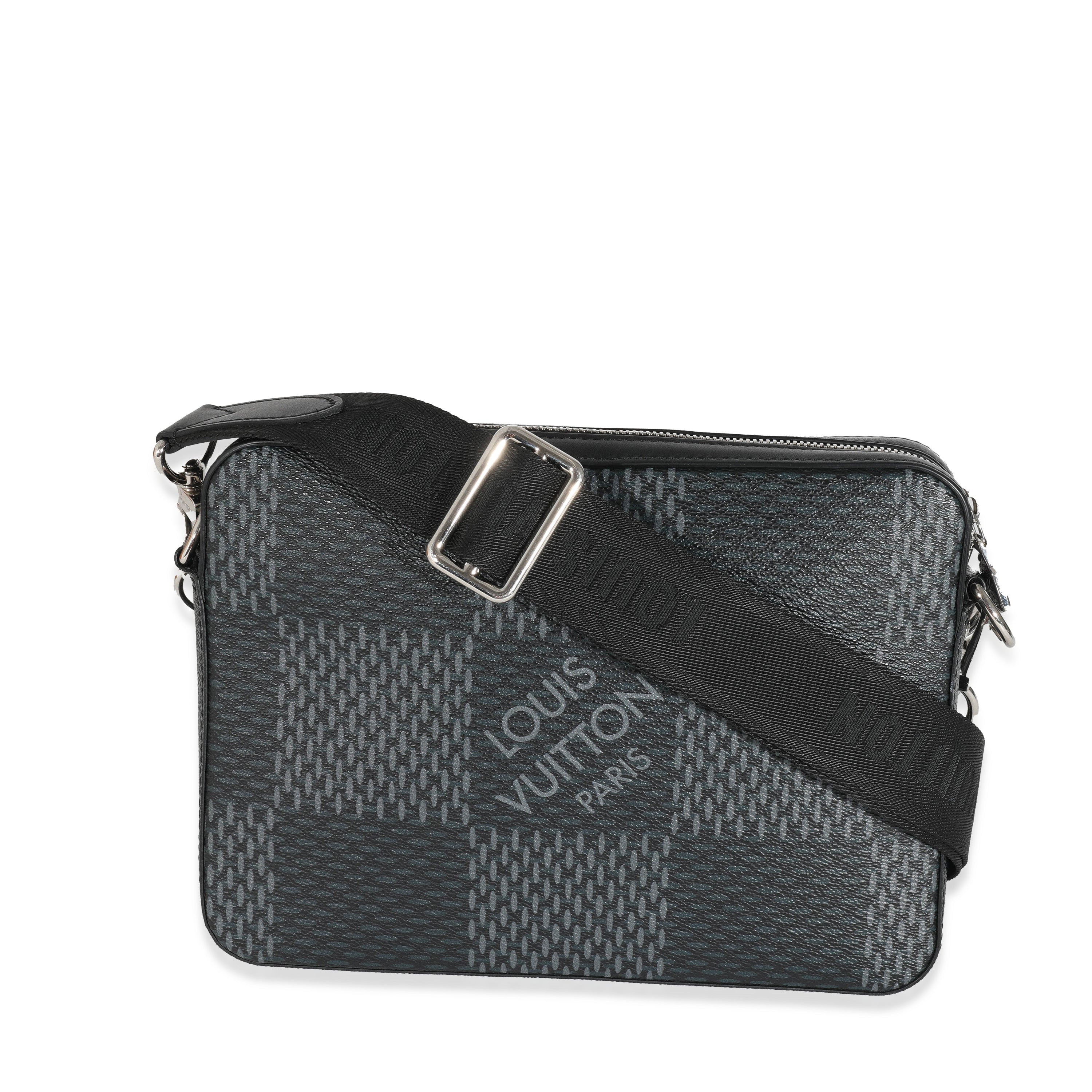 Louis Vuitton Louis Vuitton Damier Graphite 3D Canvas Trio Messenger