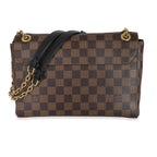 Louis Vuitton Louis Vuitton Black Calfskin Damier Ebene Canvas Vavin PM