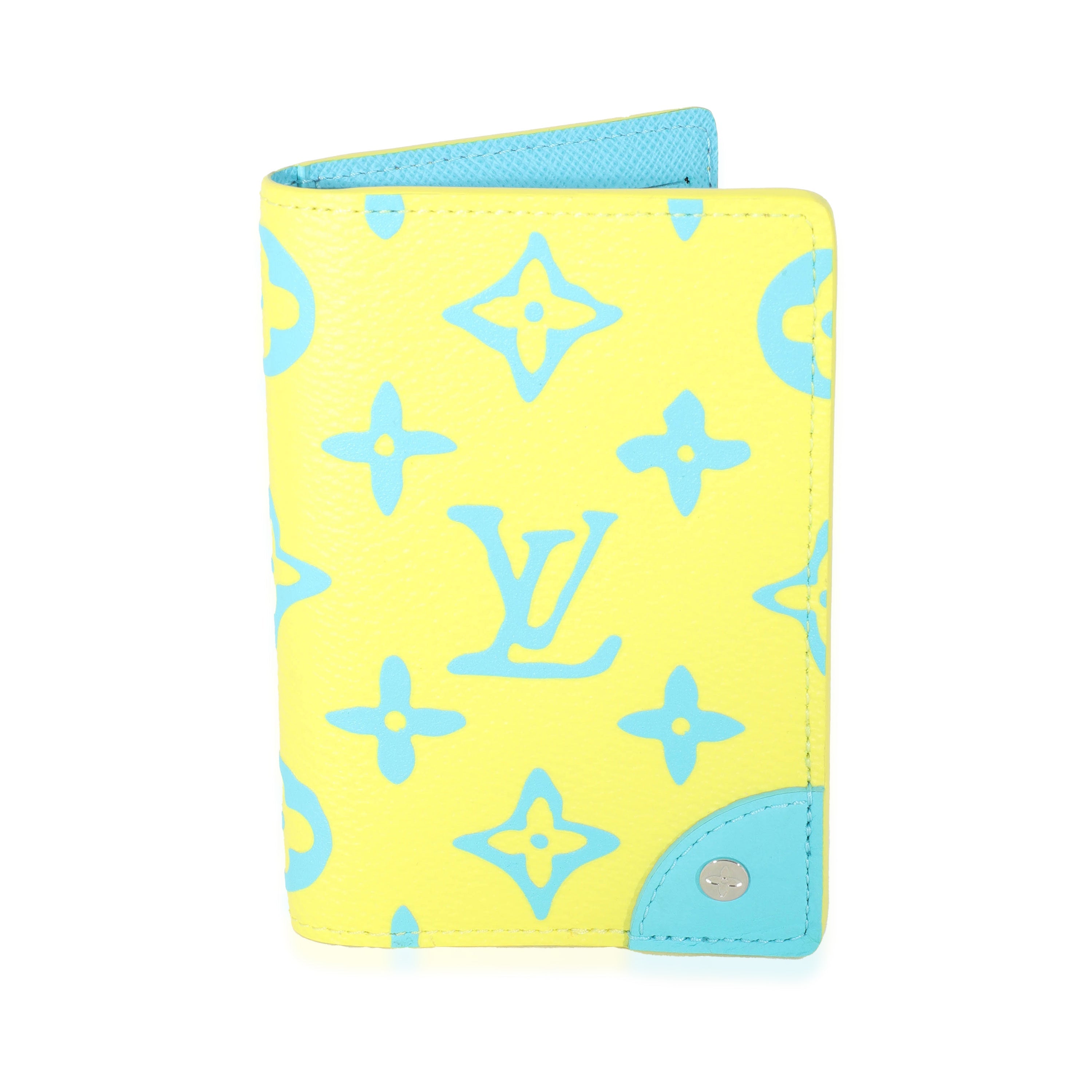 Louis Vuitton Louis Vuitton Lime Monogram Playground Canvas Pocket Organizer