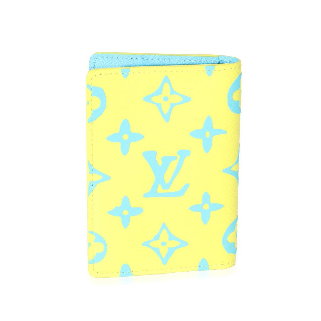 Louis Vuitton Louis Vuitton Lime Monogram Playground Canvas Pocket Organizer