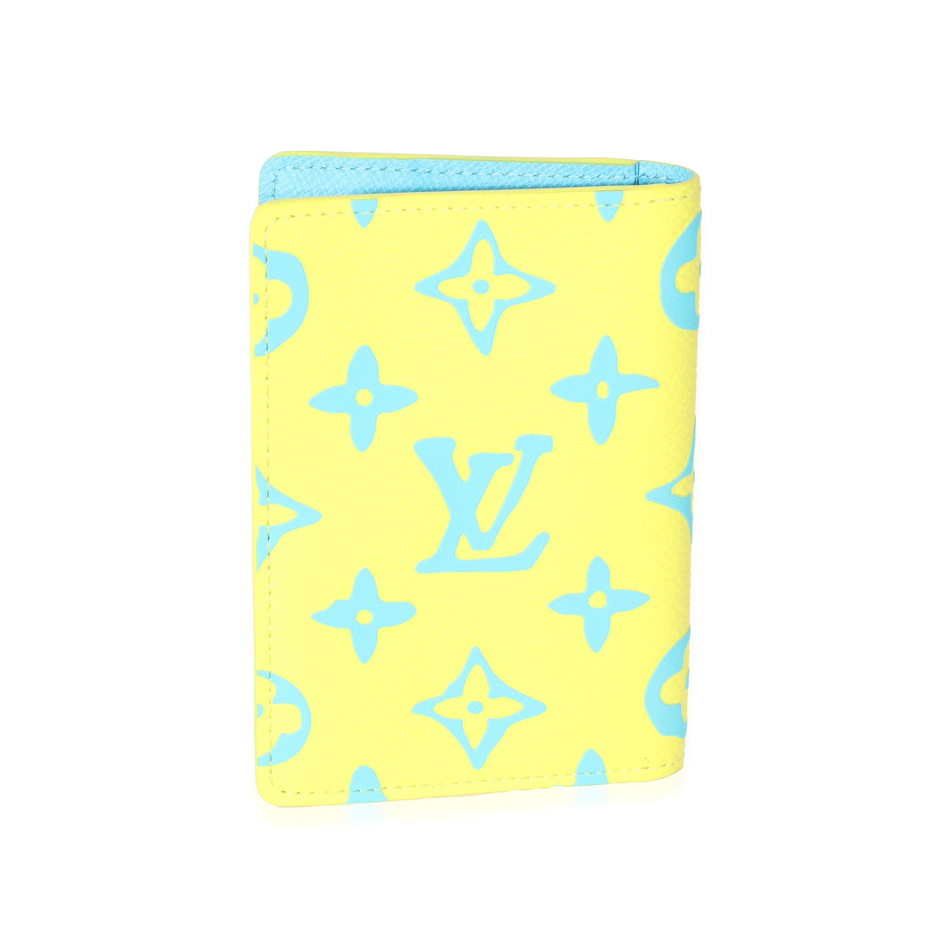 Louis Vuitton Louis Vuitton Lime Monogram Playground Canvas Pocket Organizer