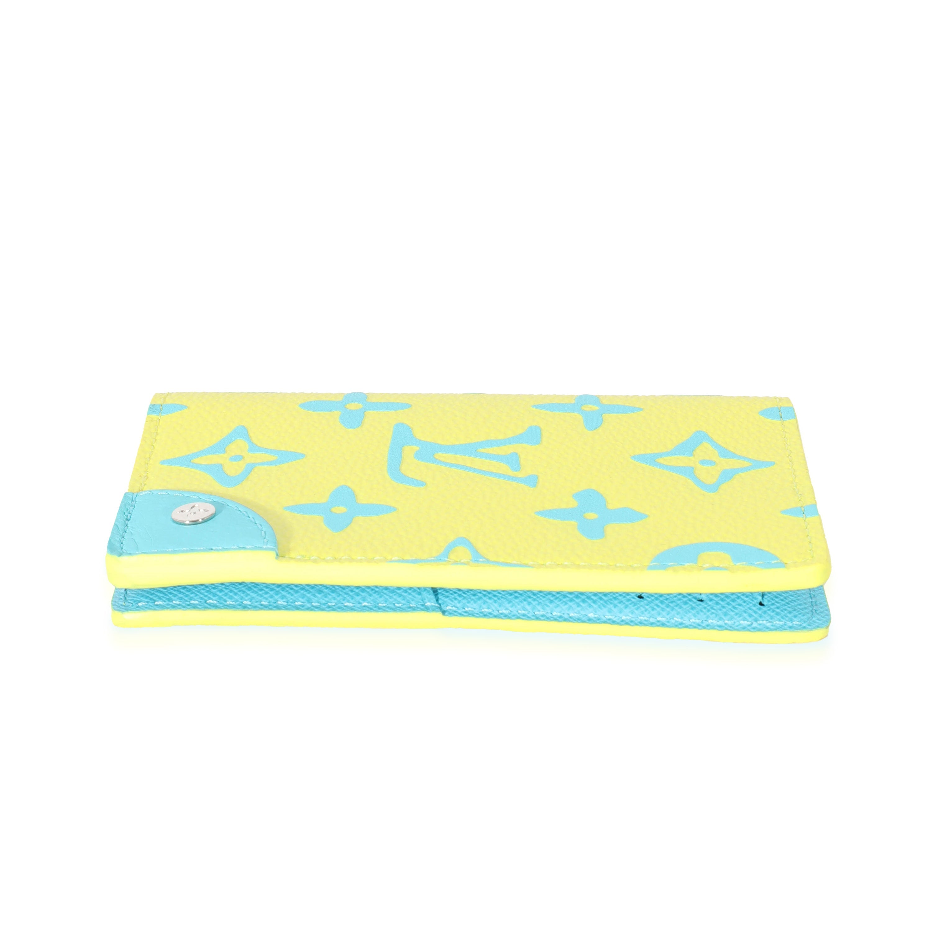 Louis Vuitton Louis Vuitton Lime Monogram Playground Canvas Pocket Organizer