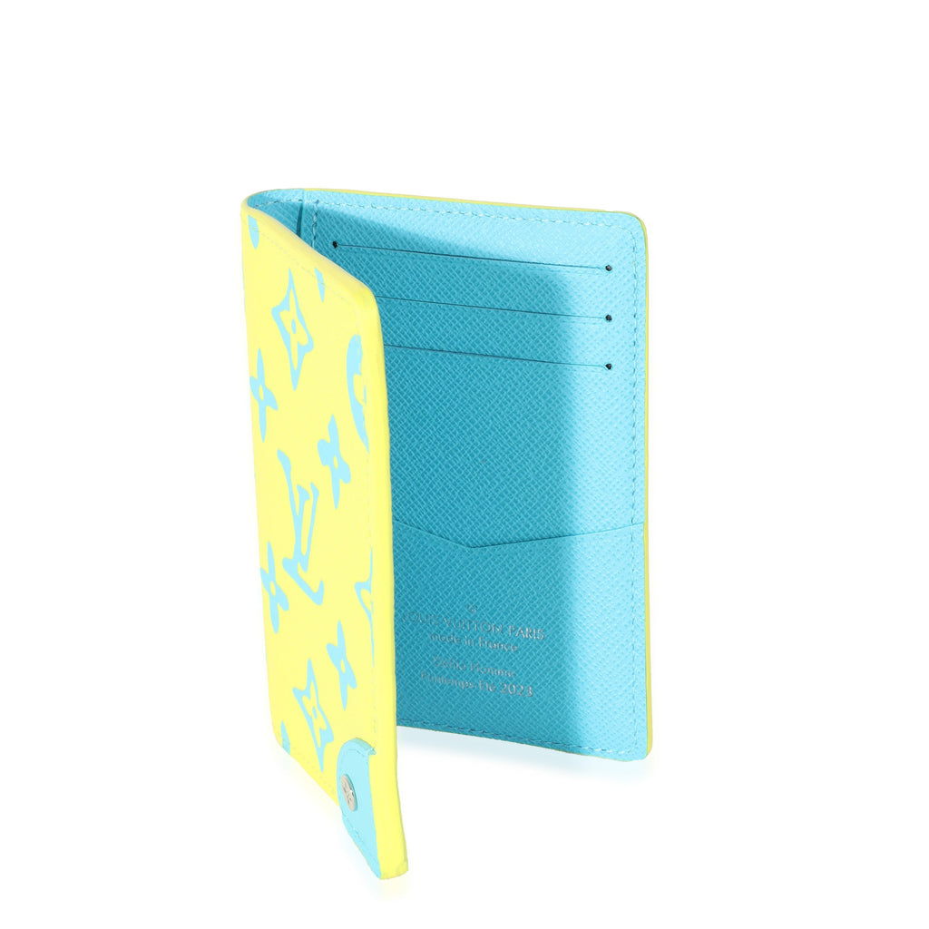 Louis Vuitton Louis Vuitton Lime Monogram Playground Canvas Pocket Organizer