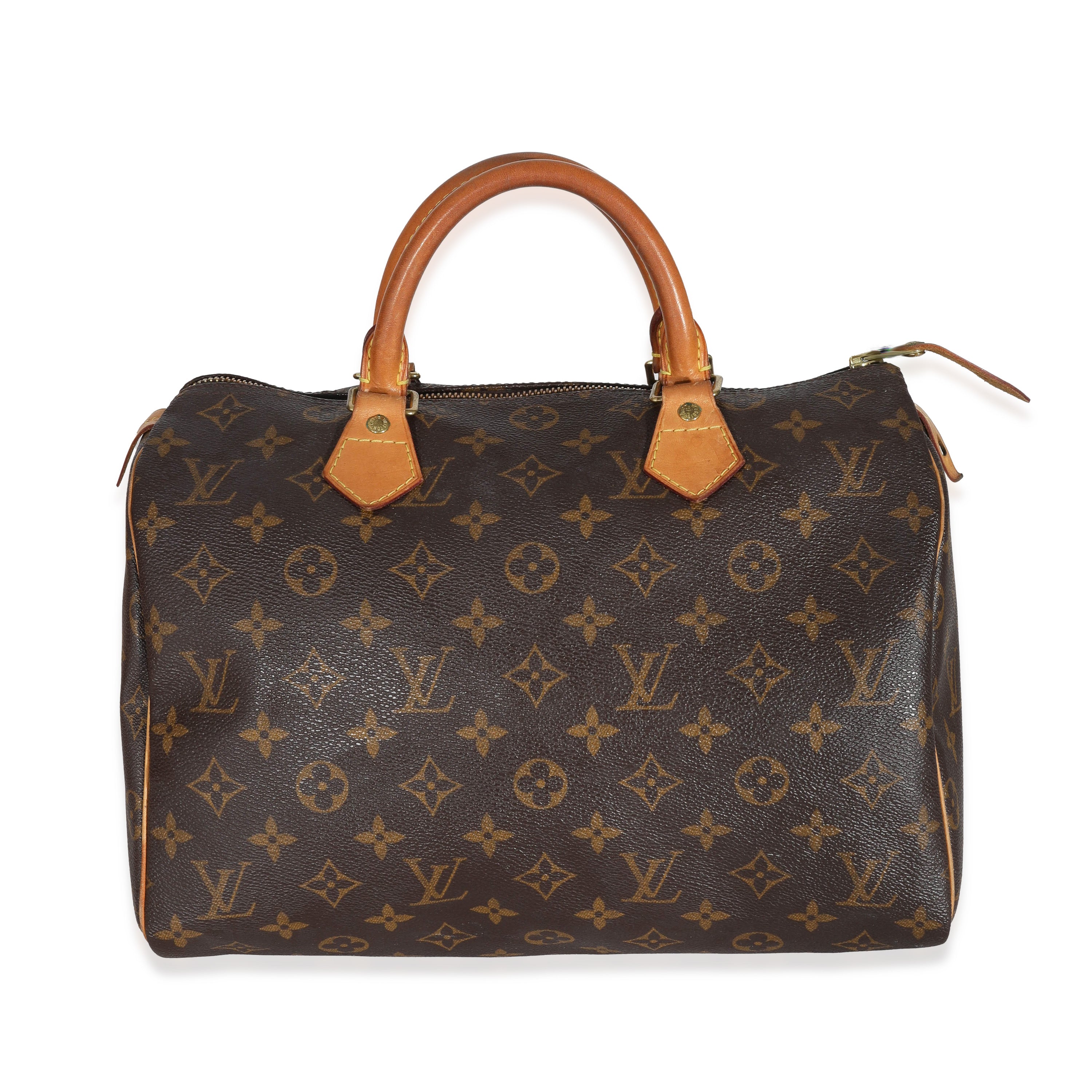Louis Vuitton Louis Vuitton Monogram Canvas Speedy 30
