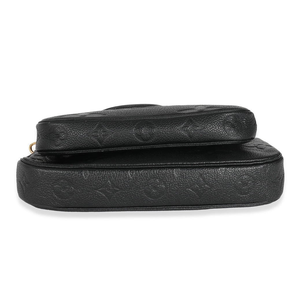 Louis Vuitton Louis Vuitton Black Monogram Empreinte Multi Pochette Accessoires