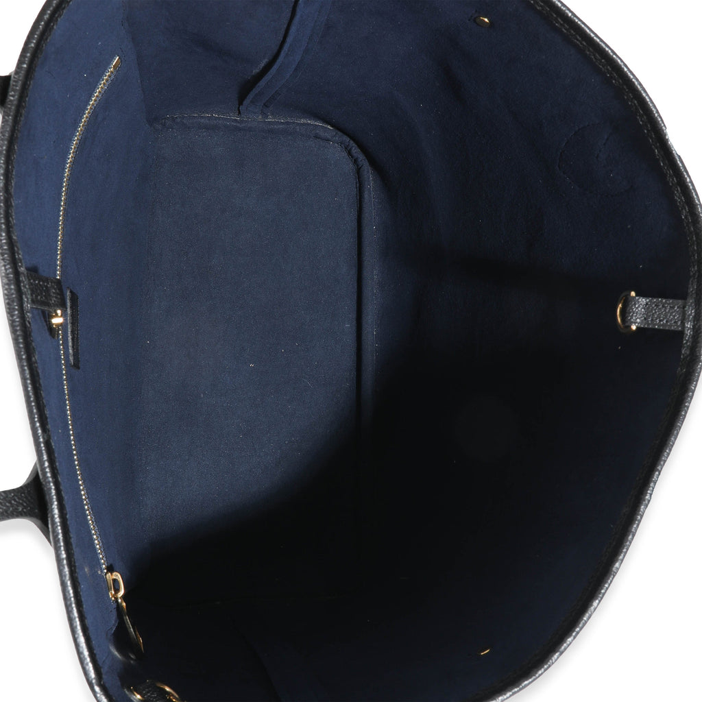 Louis Vuitton Louis Vuitton Black Empreinte Neverfull MM