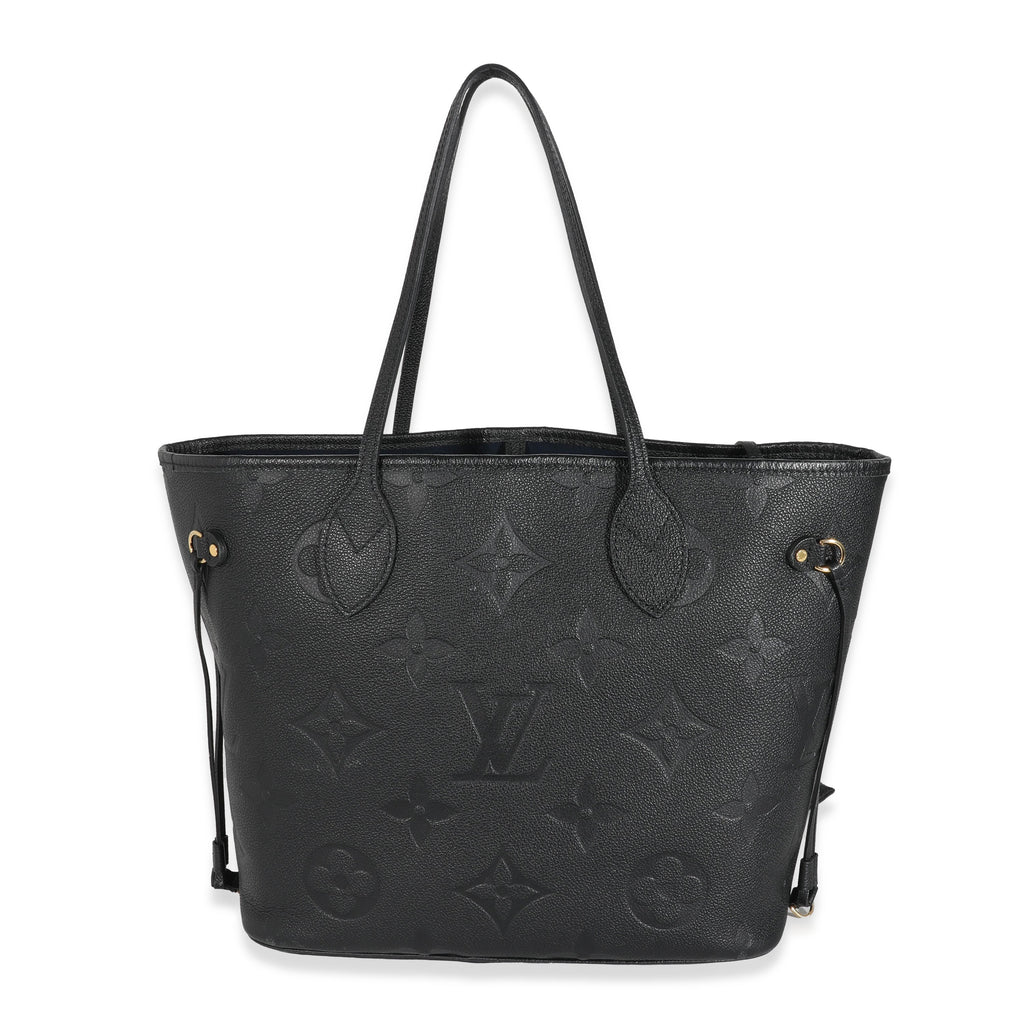 Louis Vuitton Louis Vuitton Black Empreinte Neverfull MM