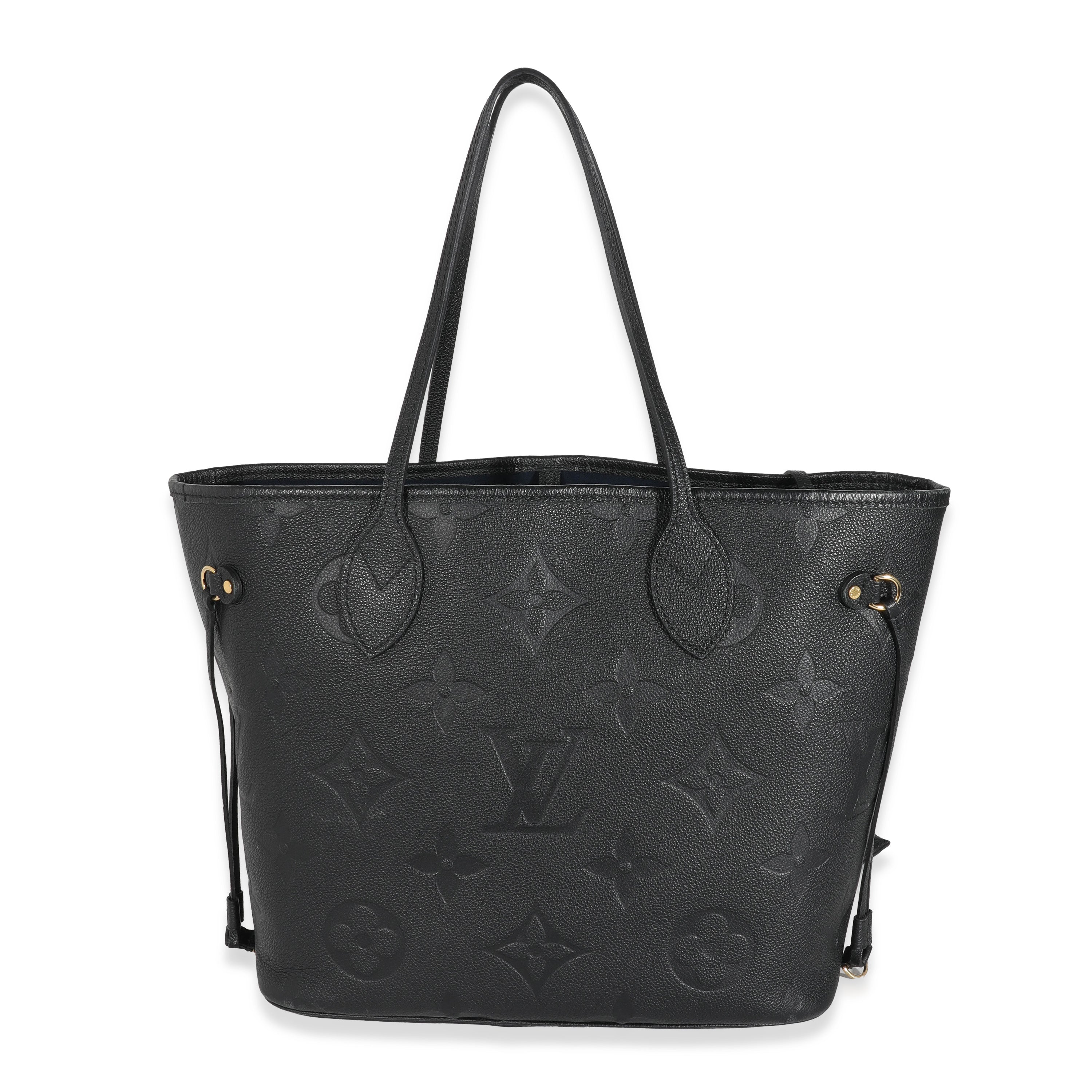 Louis Vuitton Louis Vuitton Black Empreinte Neverfull MM