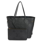 Louis Vuitton Louis Vuitton Black Empreinte Neverfull MM