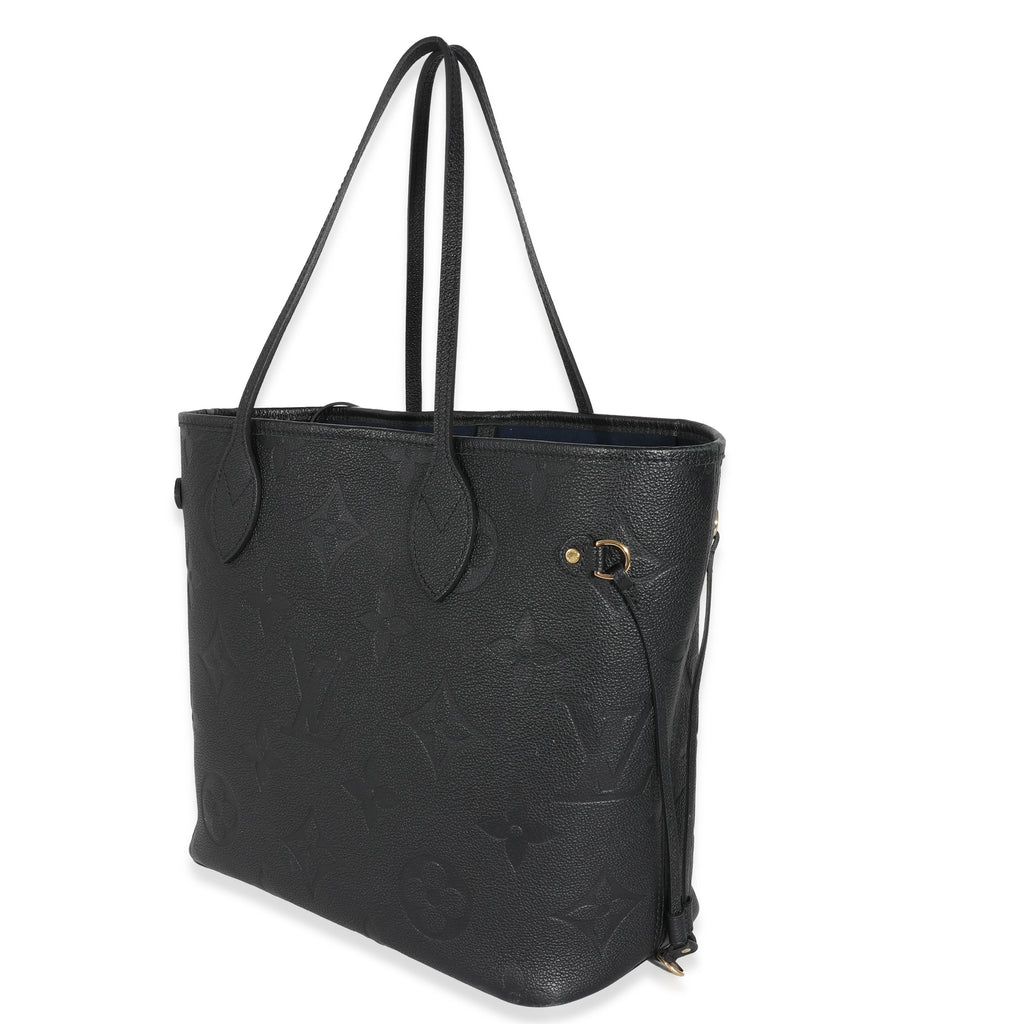 Louis Vuitton Louis Vuitton Black Empreinte Neverfull MM