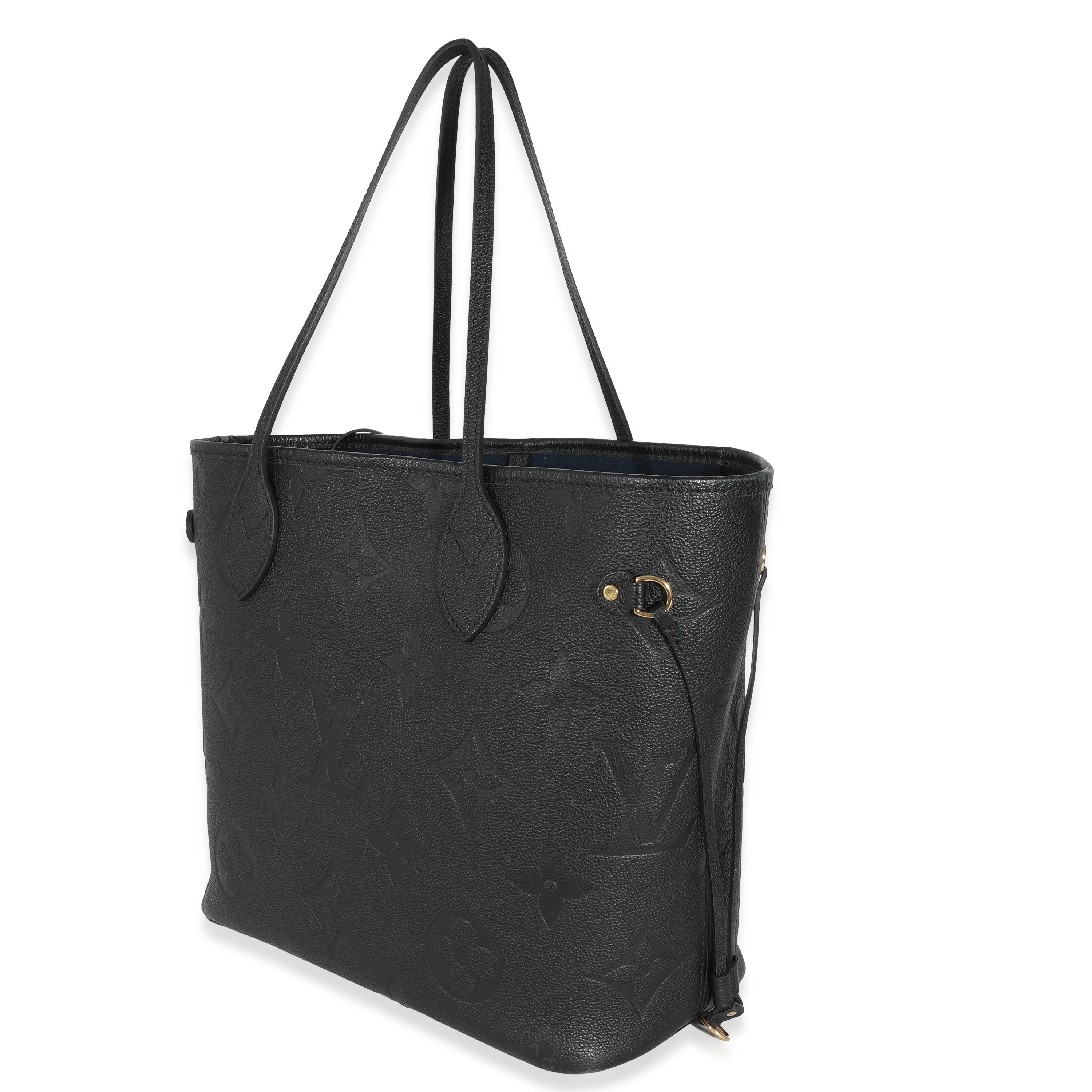 Louis Vuitton Louis Vuitton Black Empreinte Neverfull MM