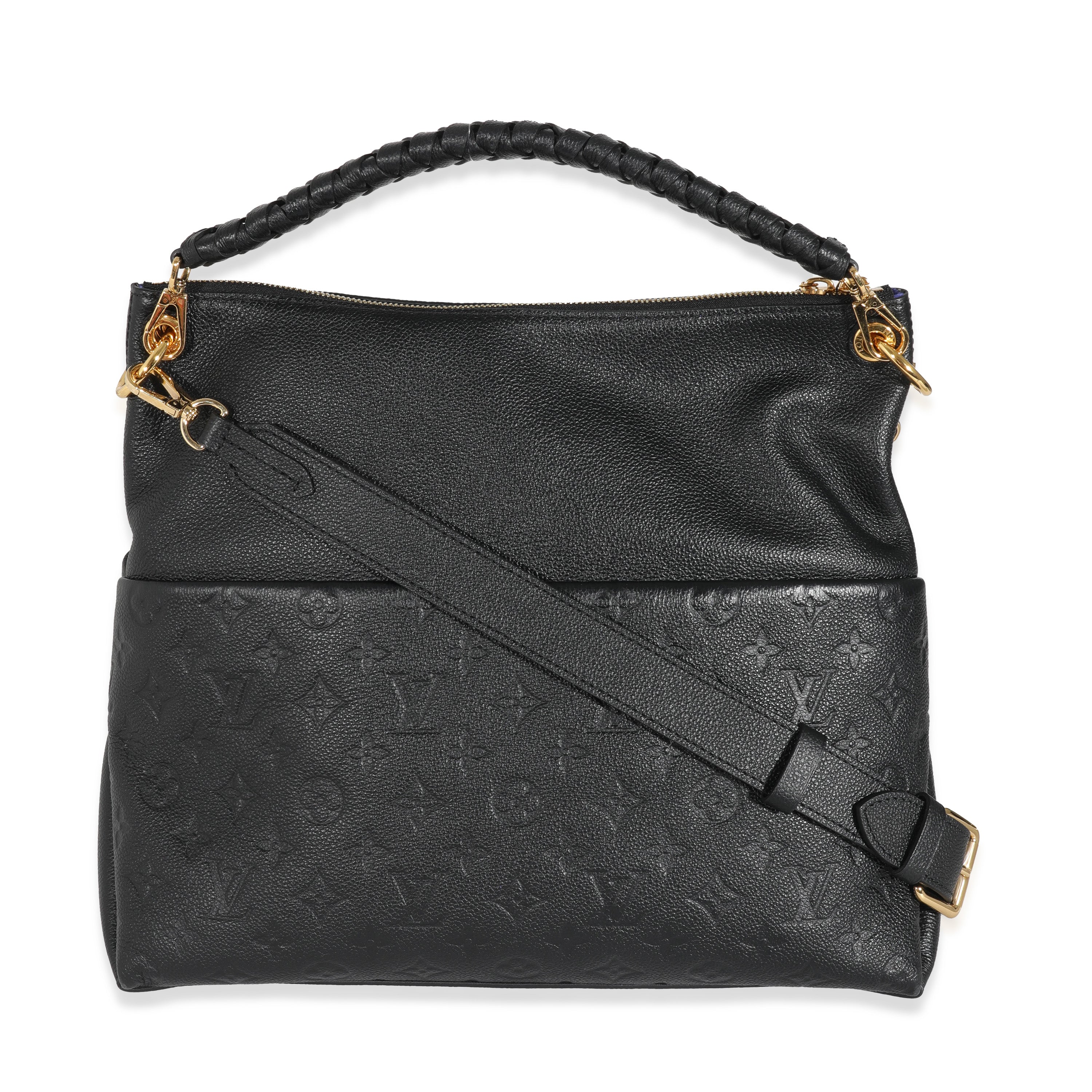 Louis Vuitton Louis Vuitton Black Empreinte Maida Hobo