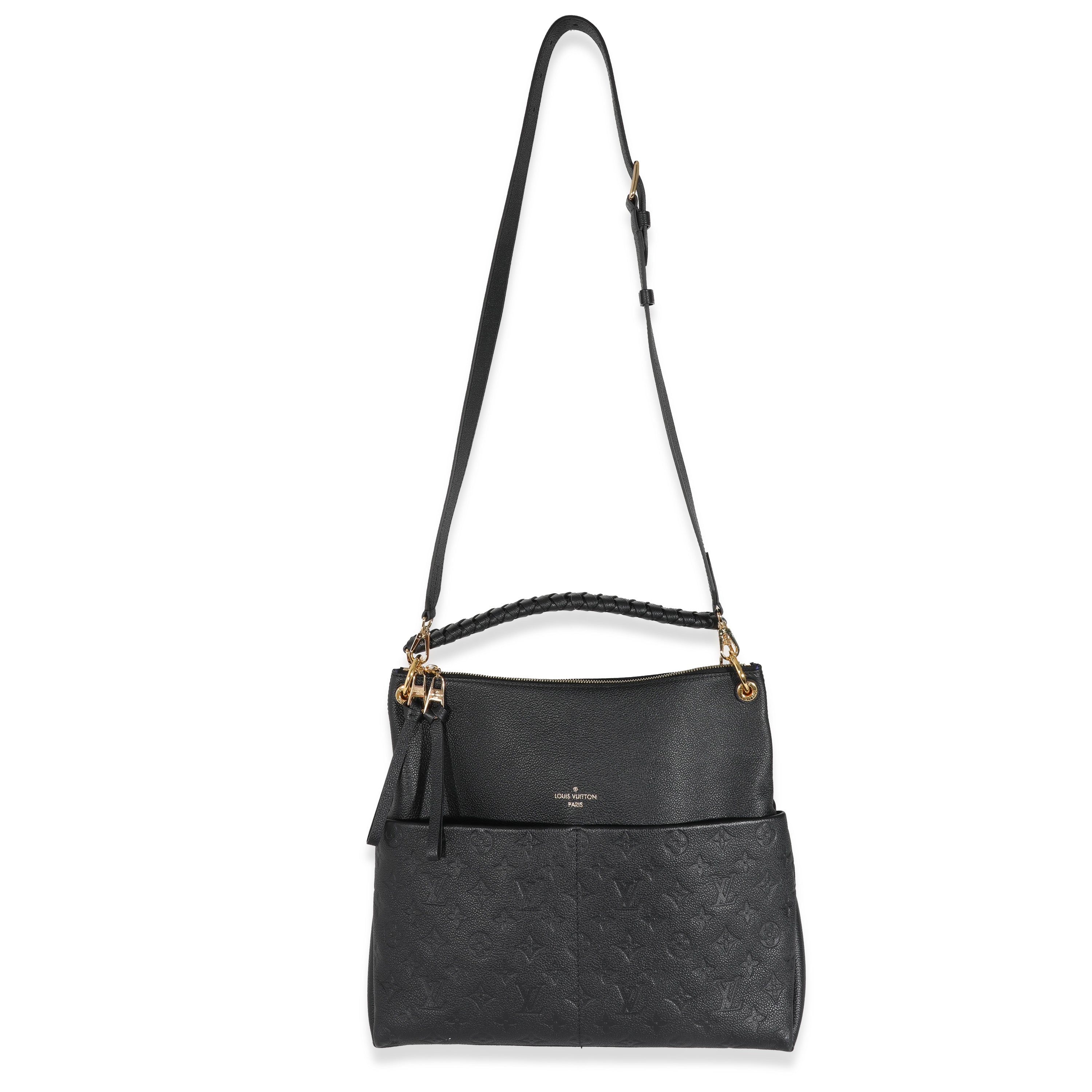 Louis Vuitton Louis Vuitton Black Empreinte Maida Hobo