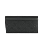 Louis Vuitton Louis Vuitton Black Empreinte Sarah Wallet