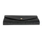 Louis Vuitton Louis Vuitton Black Empreinte Sarah Wallet