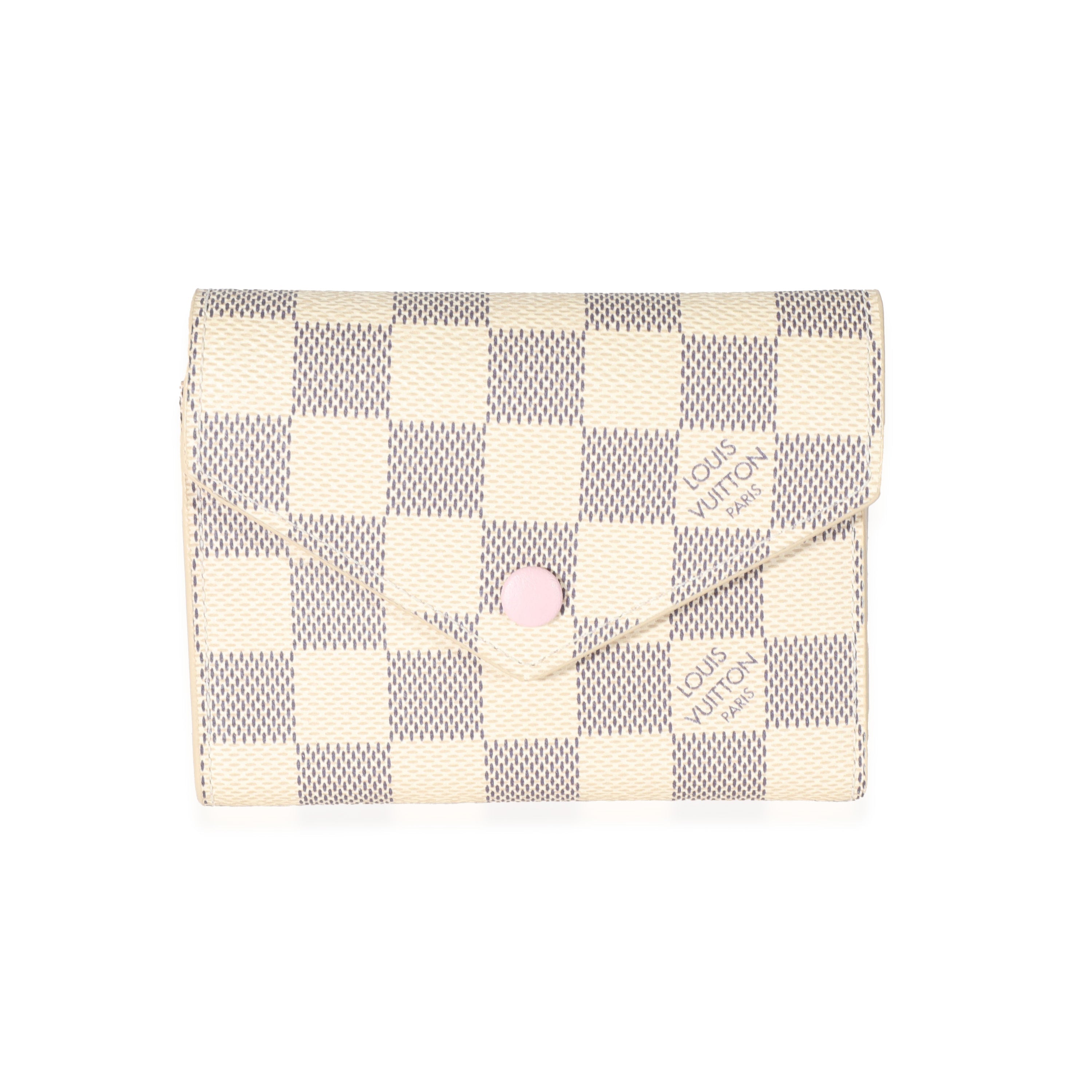 Louis Vuitton Louis Vuitton Damier Azur Canvas Victorine Wallet