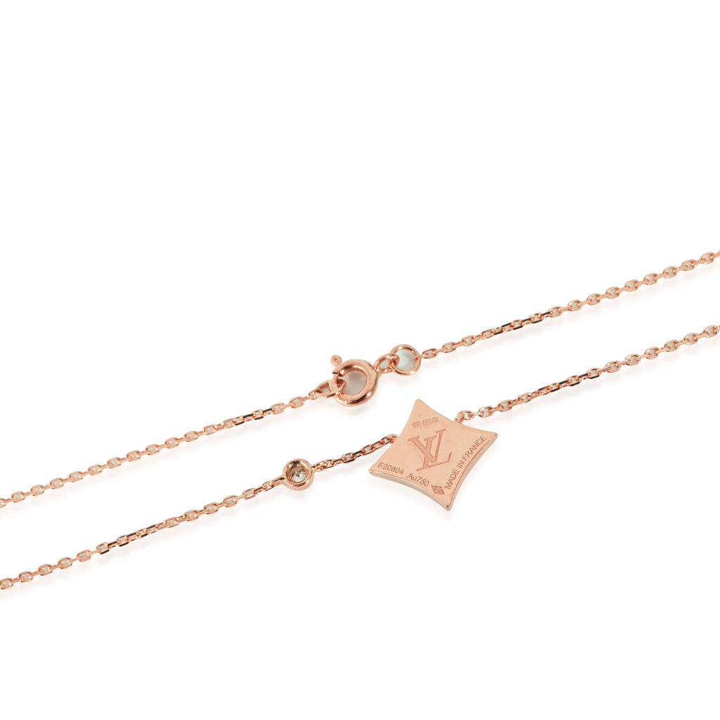 Louis Vuitton Louis Vuitton Color Blossom BB Mother Of Pearl Diamond Star Pendant in 18K RG