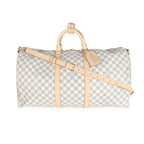 Louis Vuitton Louis Vuitton Damier Azur Canvas Keepall Bandoulière 55