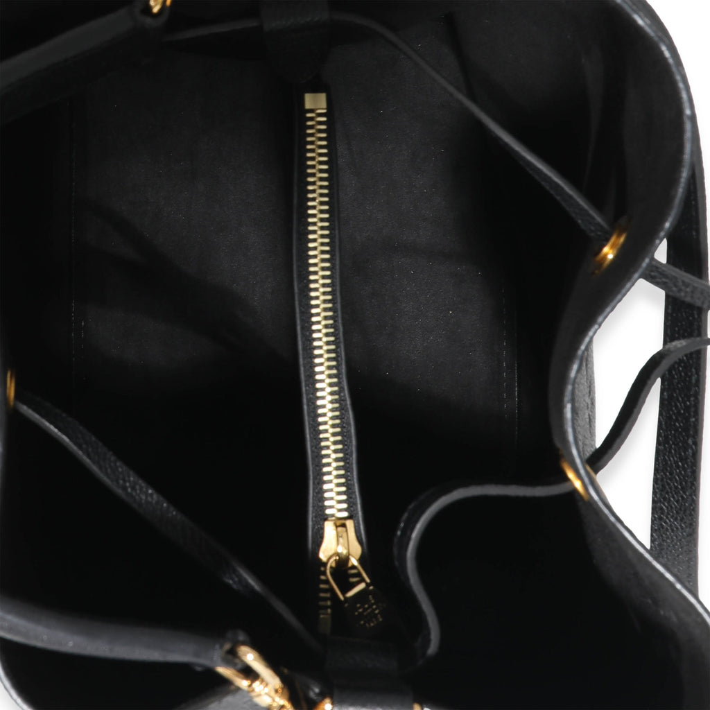 Louis Vuitton Louis Vuitton Black Monogram Empreinte NéoNoé MM