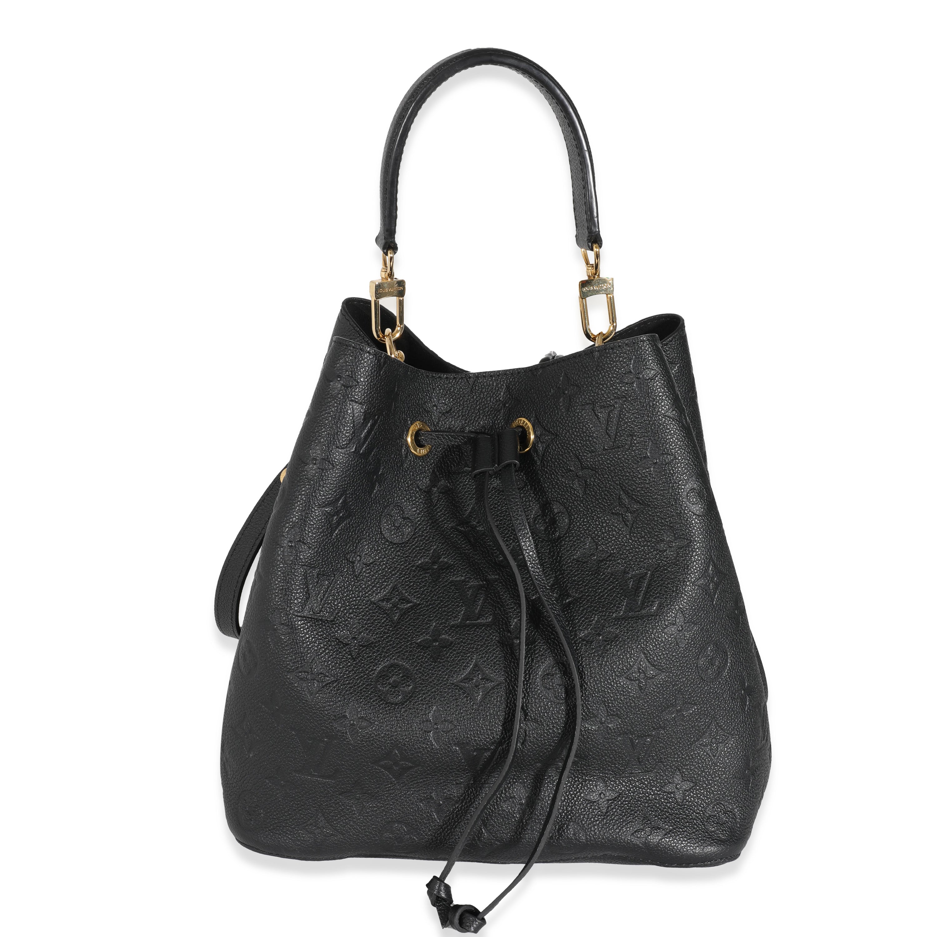 Louis Vuitton Louis Vuitton Black Monogram Empreinte NéoNoé MM