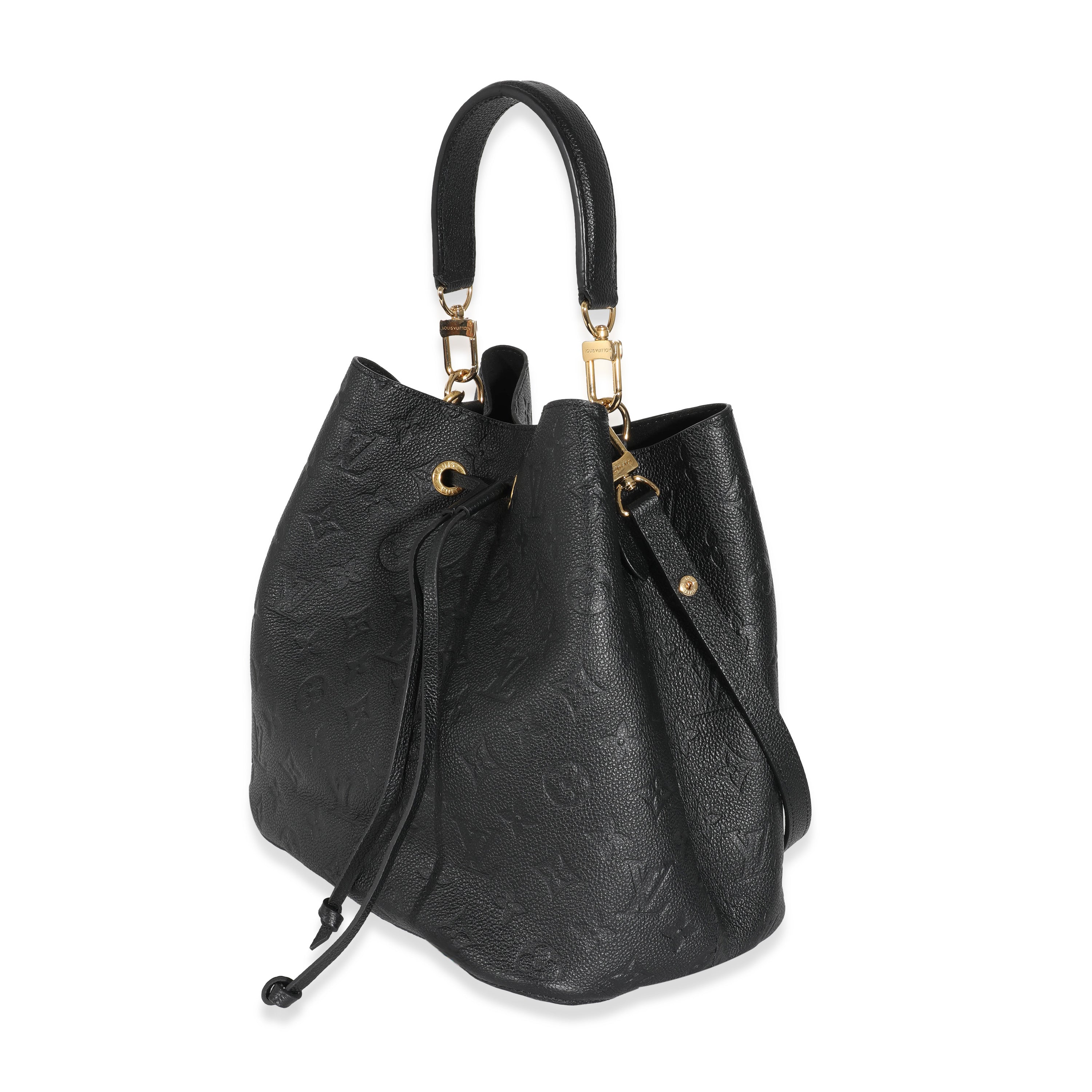Louis Vuitton Louis Vuitton Black Monogram Empreinte NéoNoé MM
