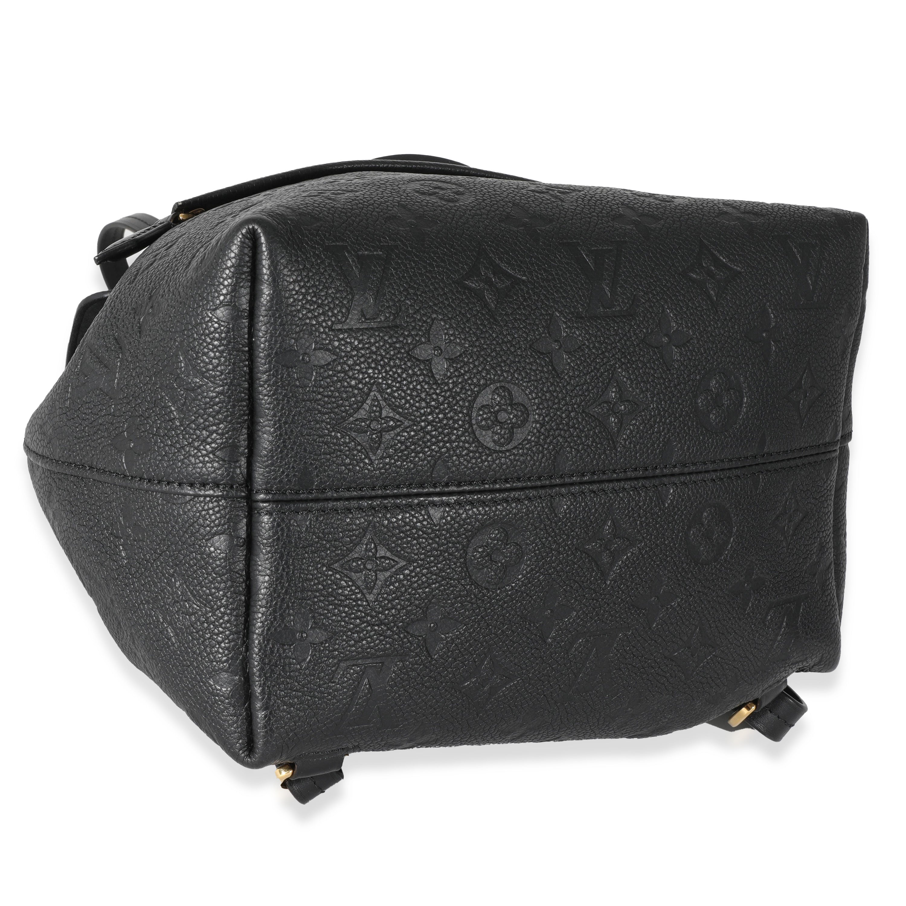 Louis Vuitton Louis Vuitton Black Empreinte Montsouris Backpack
