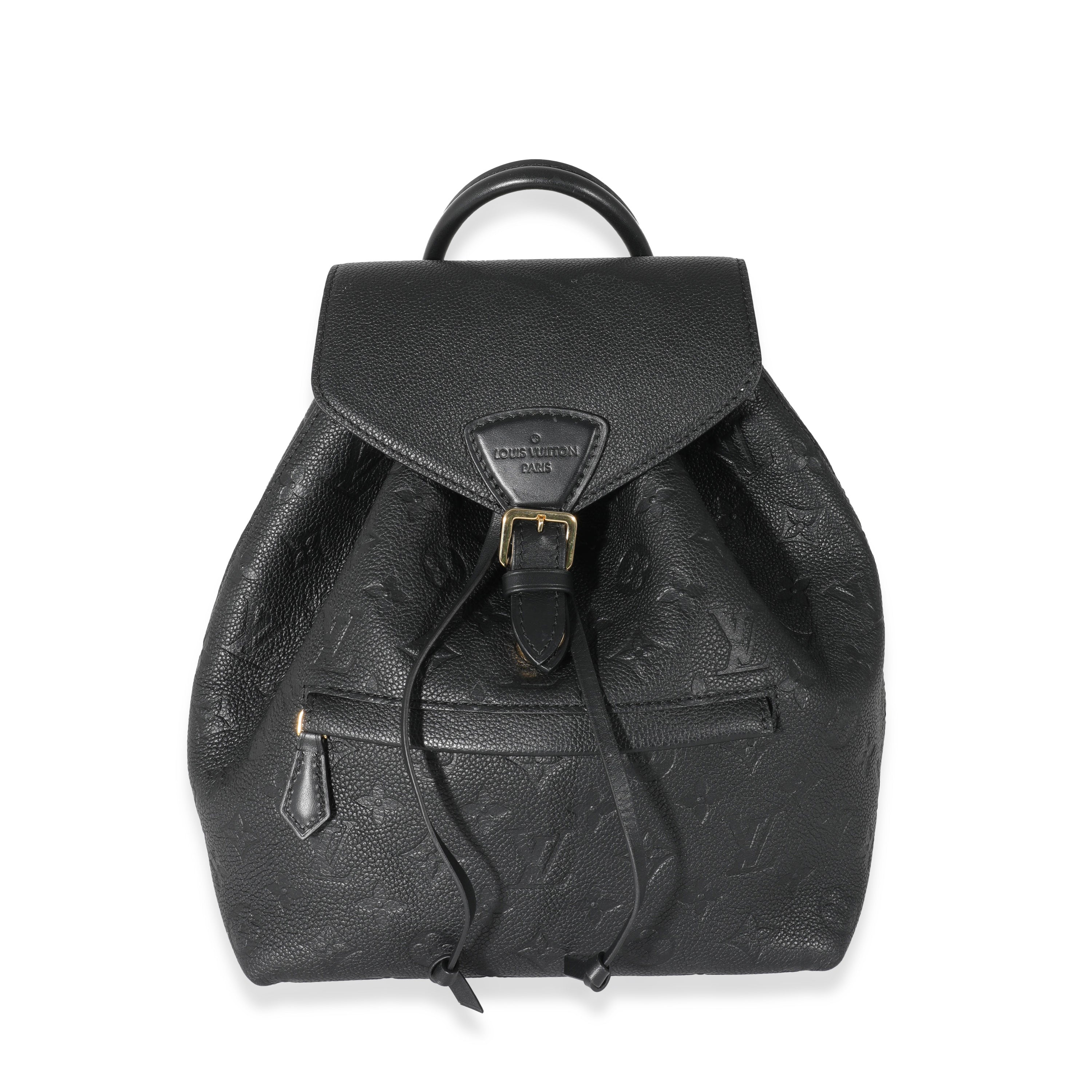 Louis Vuitton Louis Vuitton Black Empreinte Montsouris Backpack