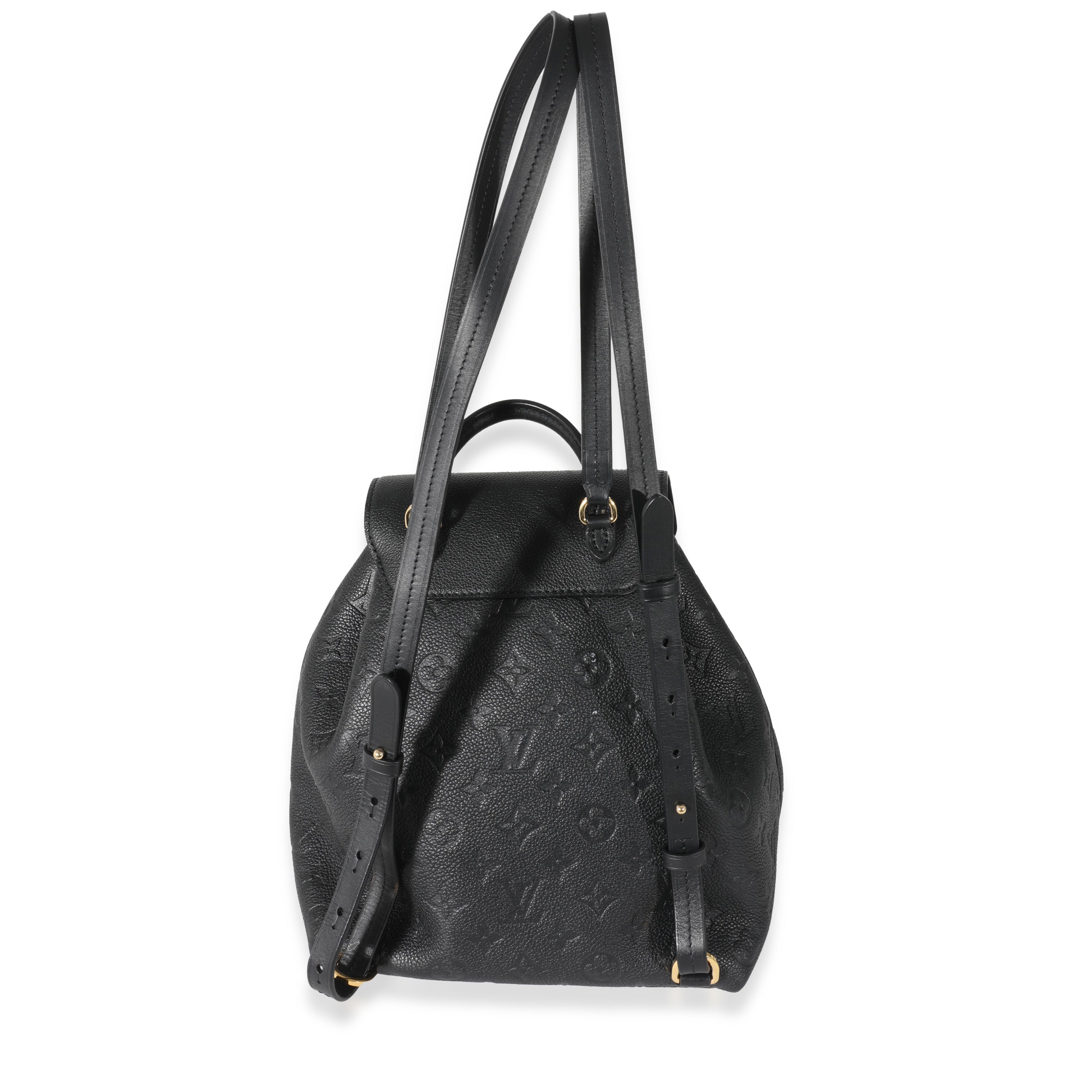 Louis Vuitton Louis Vuitton Black Empreinte Montsouris Backpack